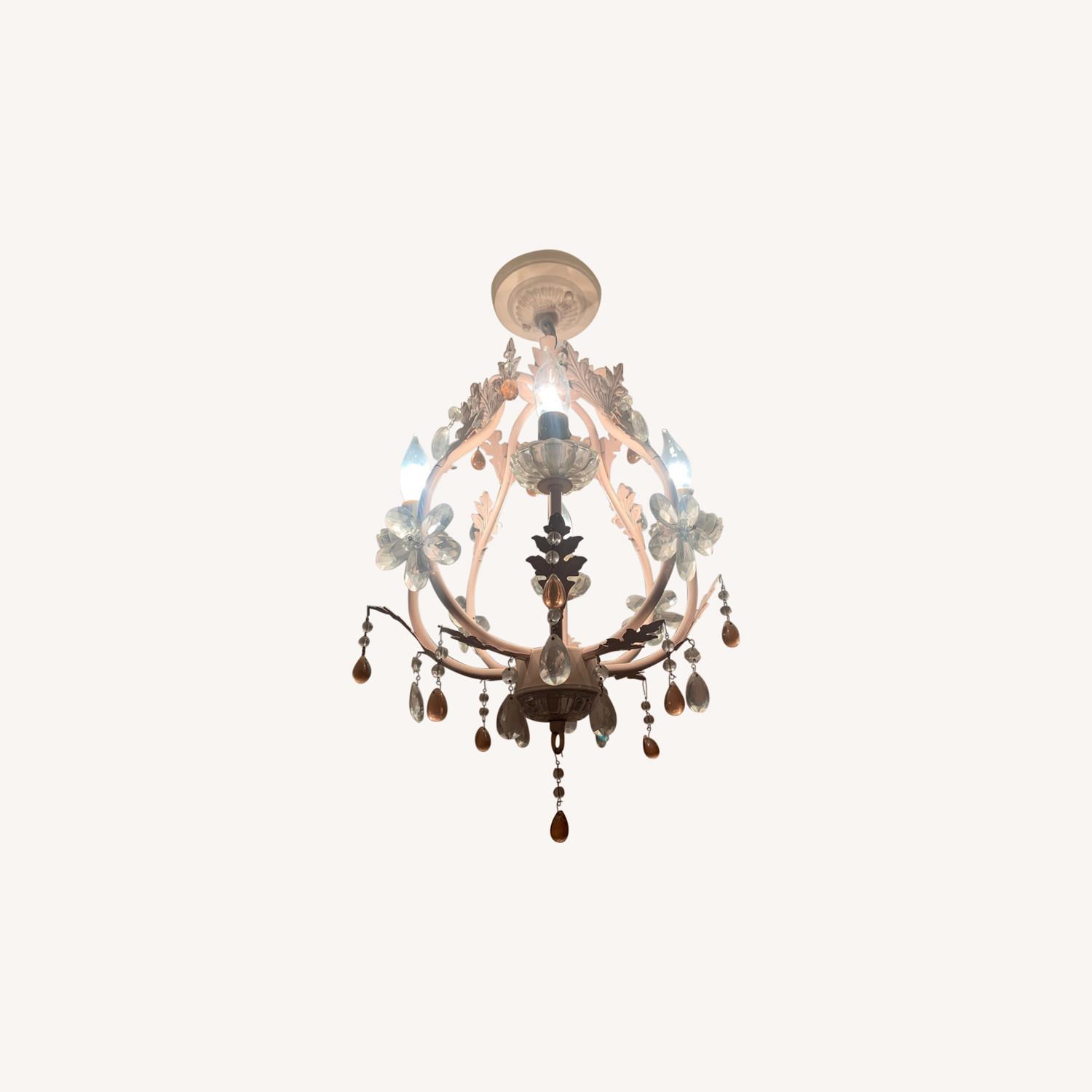 Maura Daniel Stella Pink Chandelier - image-0