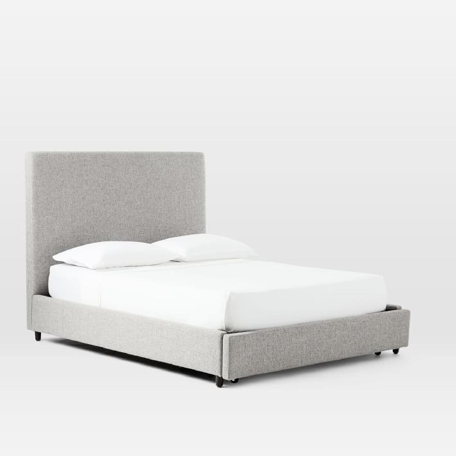 West Elm Queen Storage Bed AptDeco