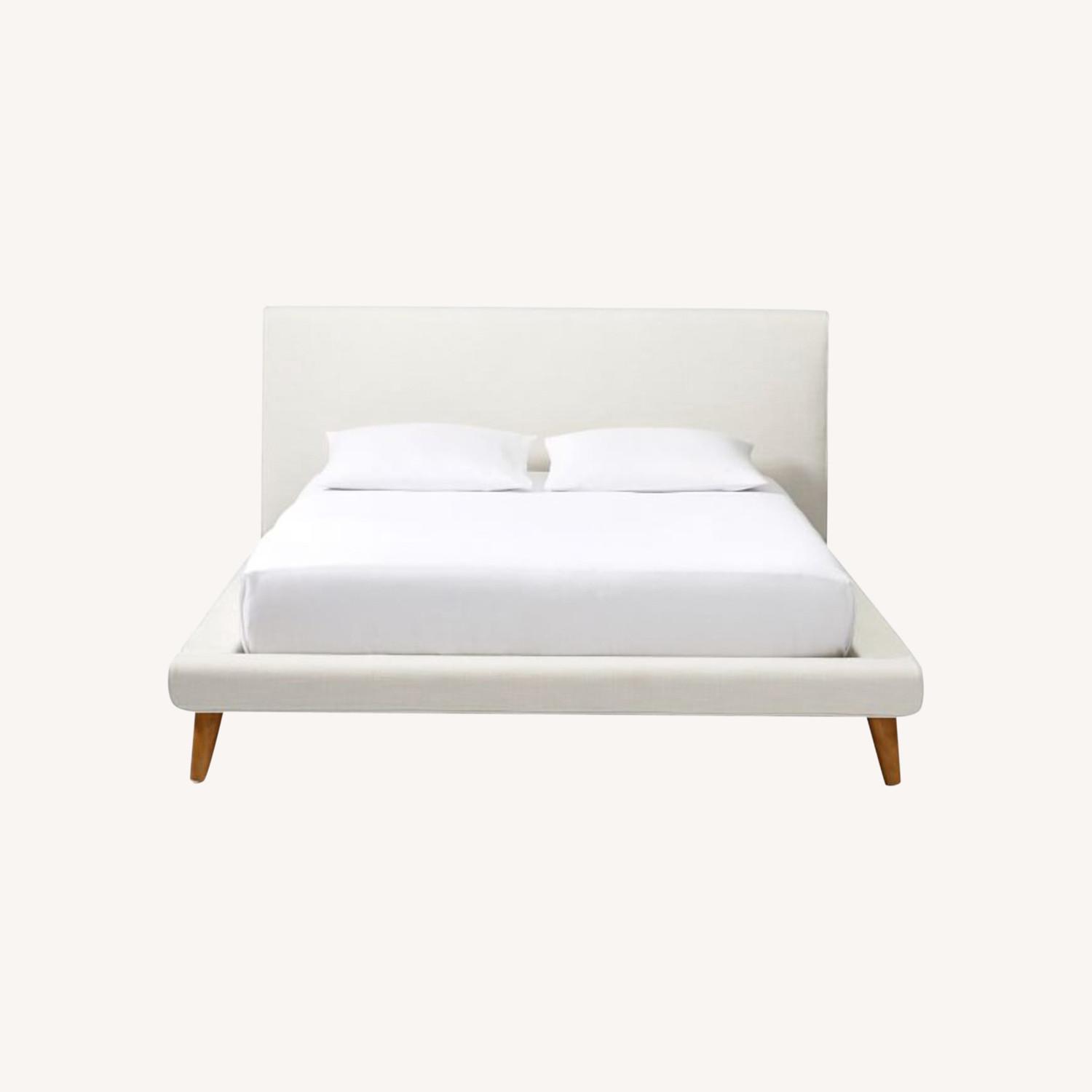 West Elm Mod Upholstered Platform Bed AptDeco