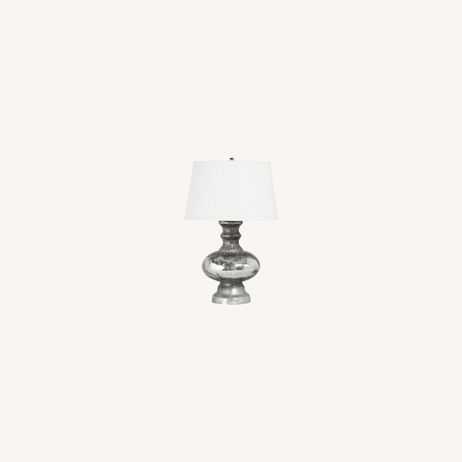 Pottery Barn Antique Mercury Glass Table Lamps - image-3