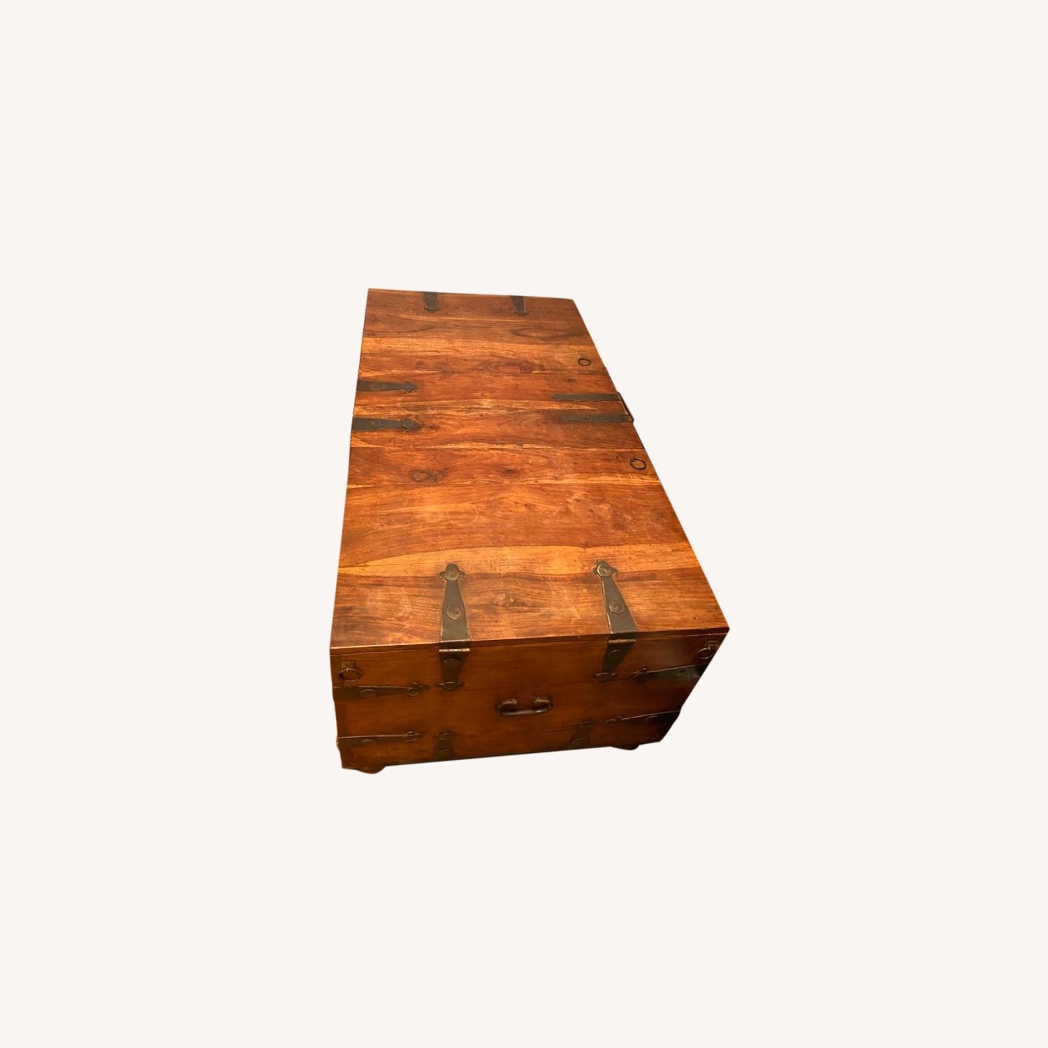 Antique Wooden Hope Chest AptDeco