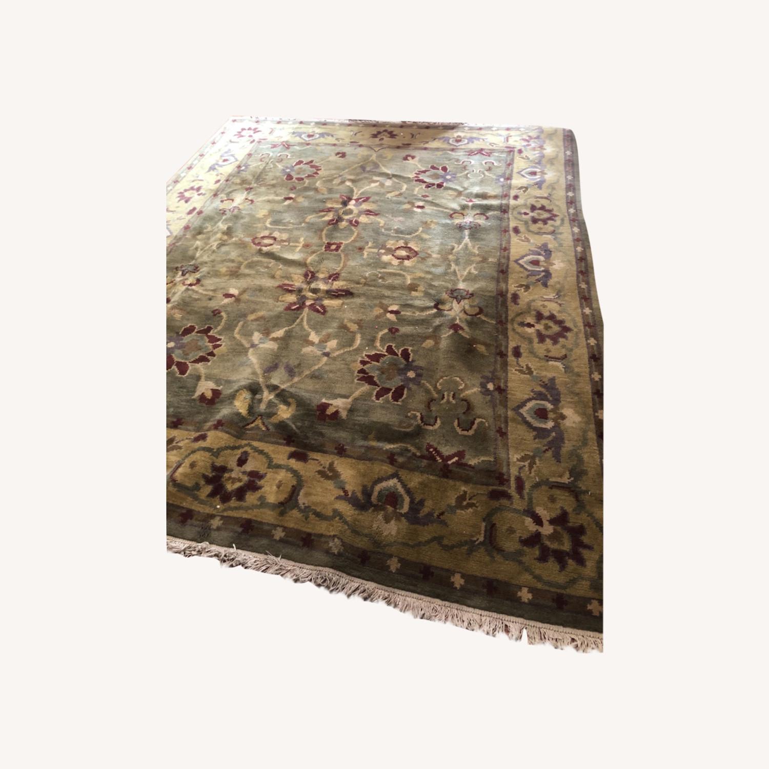 Pottery Barn 100% Handknotted Wool Area Rug - image-0