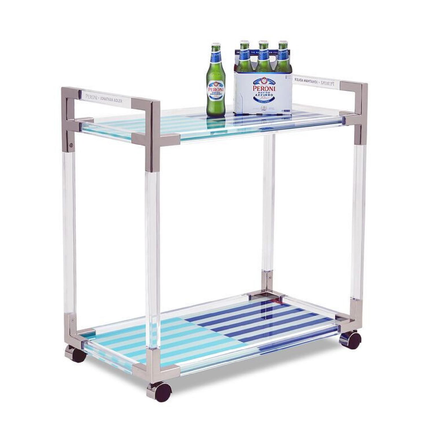 Jonathan Adler Limited Edition Peroni Bar Cart - image-9