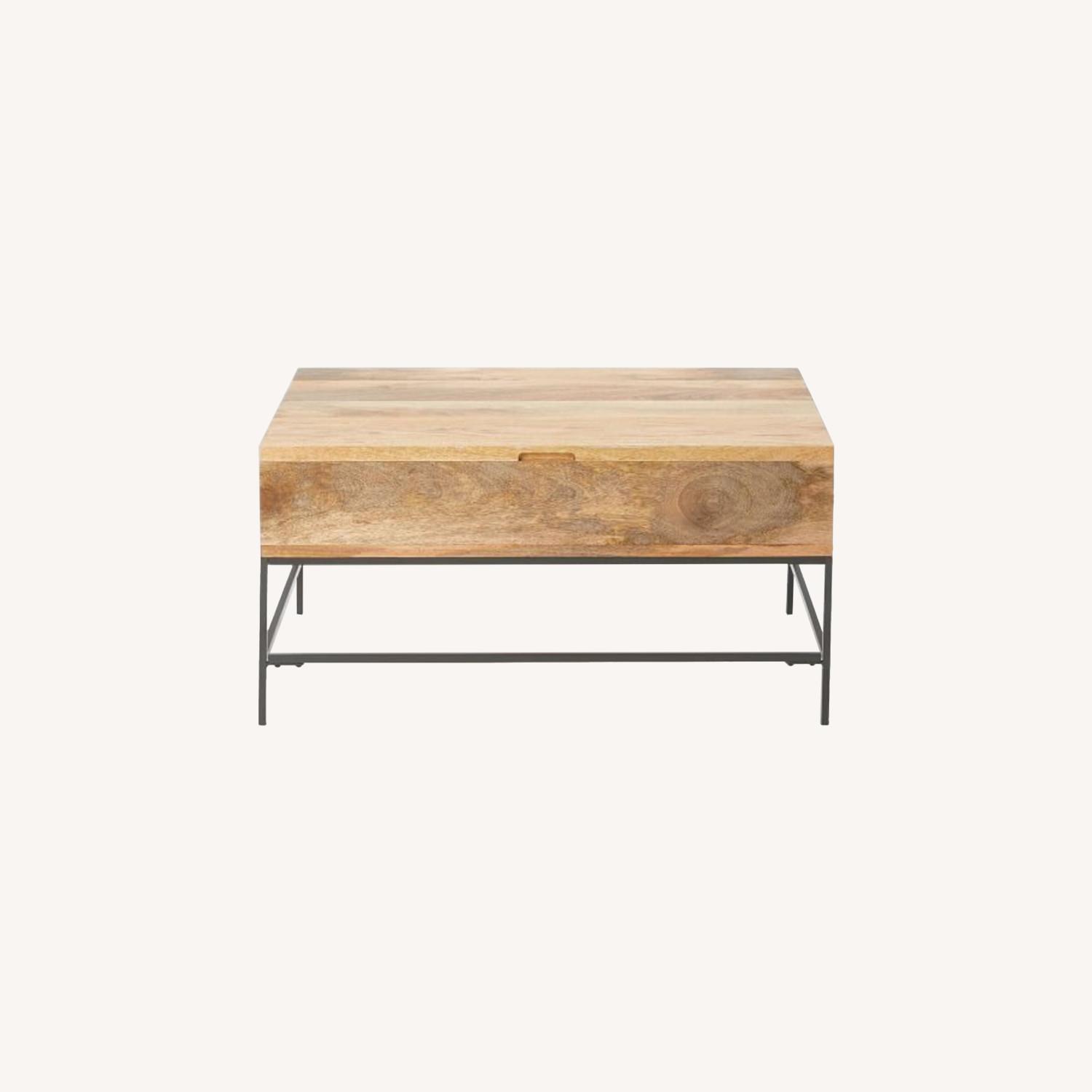 West Elm Storage Pop Up Table - image-0