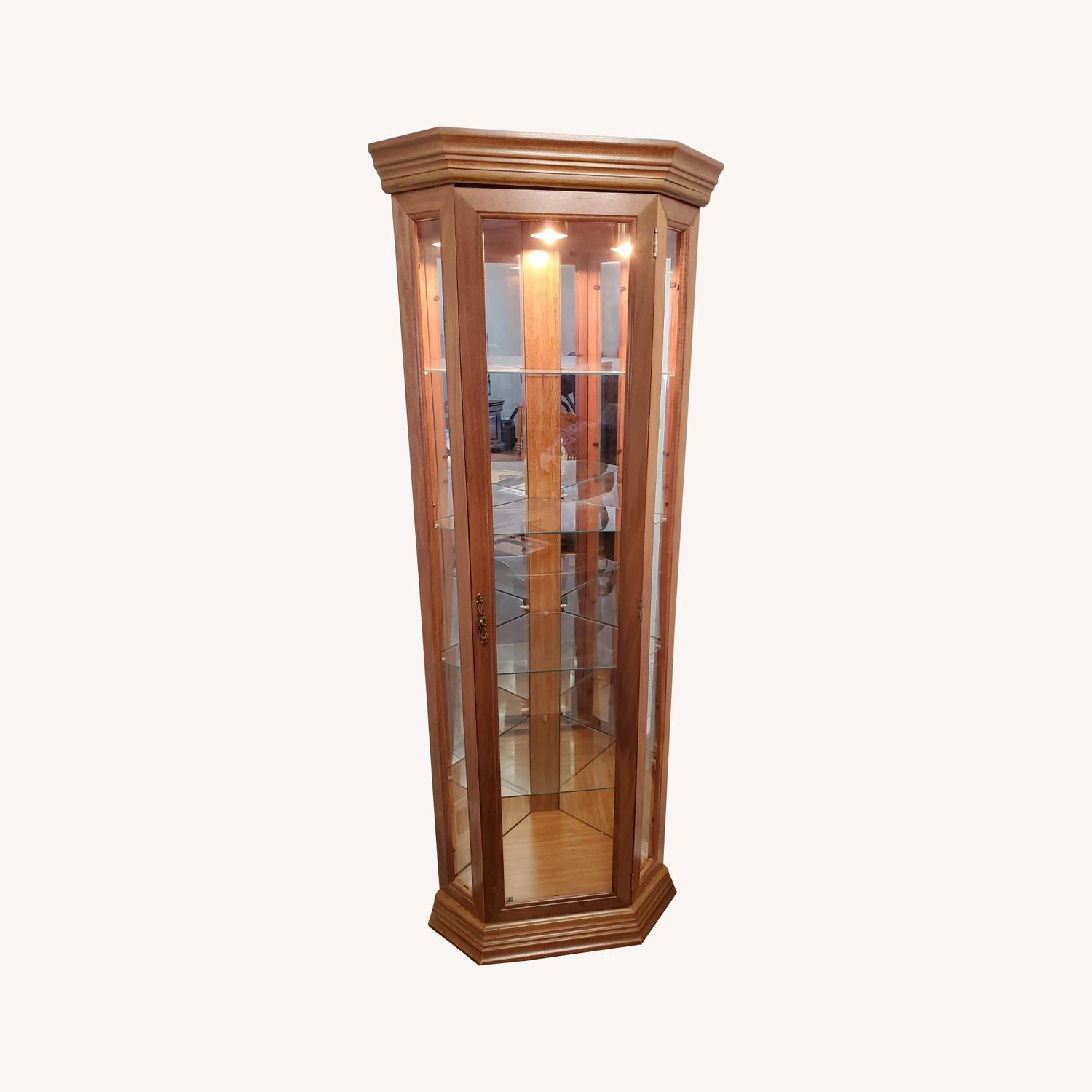 Corner Curio Cabinet - image-0