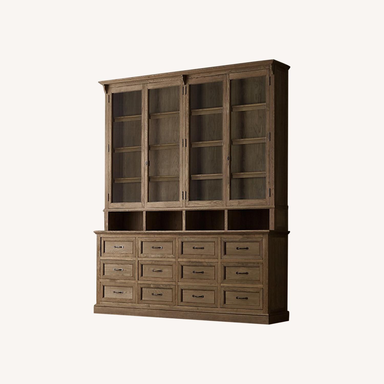 Restoration Hardware Apothecary Sideboard & Glass Hutch - image-3