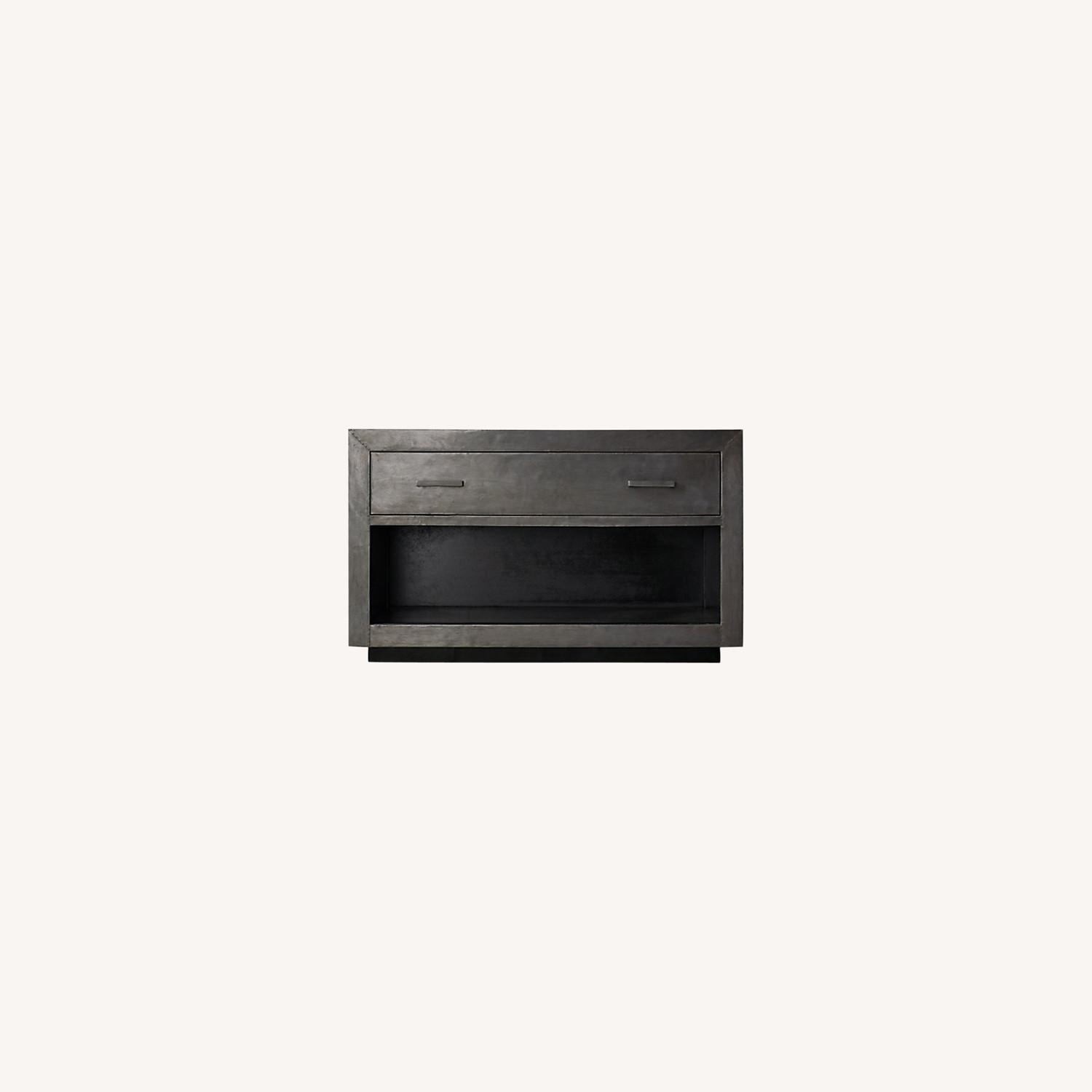 Restoration Hardware La Salle Metal Nightstand - image-3