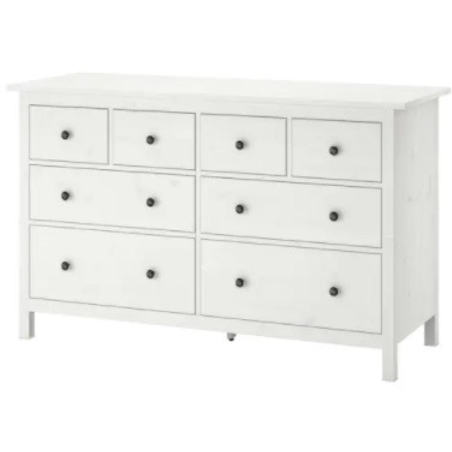 IKEA Hemnes 8 Drawer Dresser in White - image-4