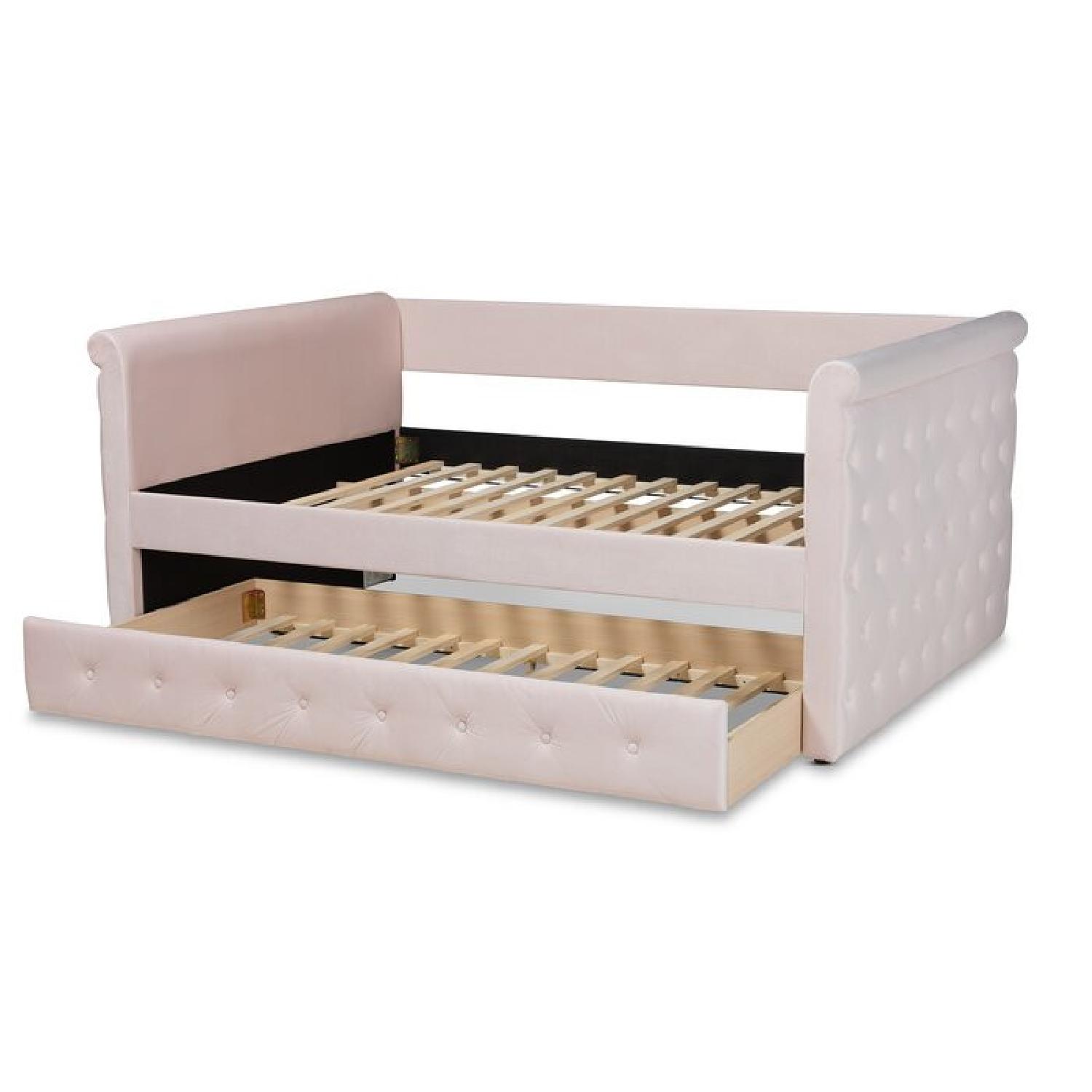 Mercury Row Upholstered Daybed with Trundle - image-4