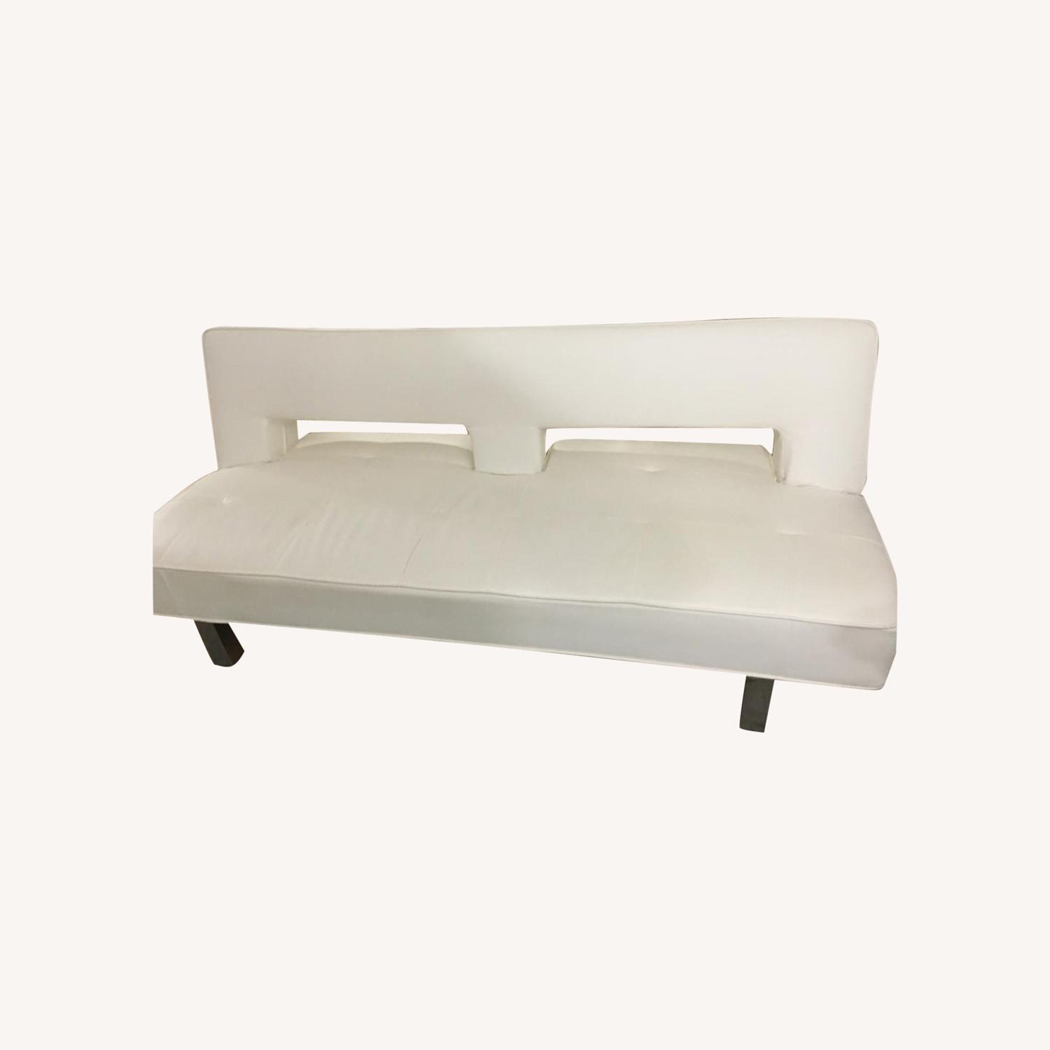 Modani White Sofa Bed - image-0