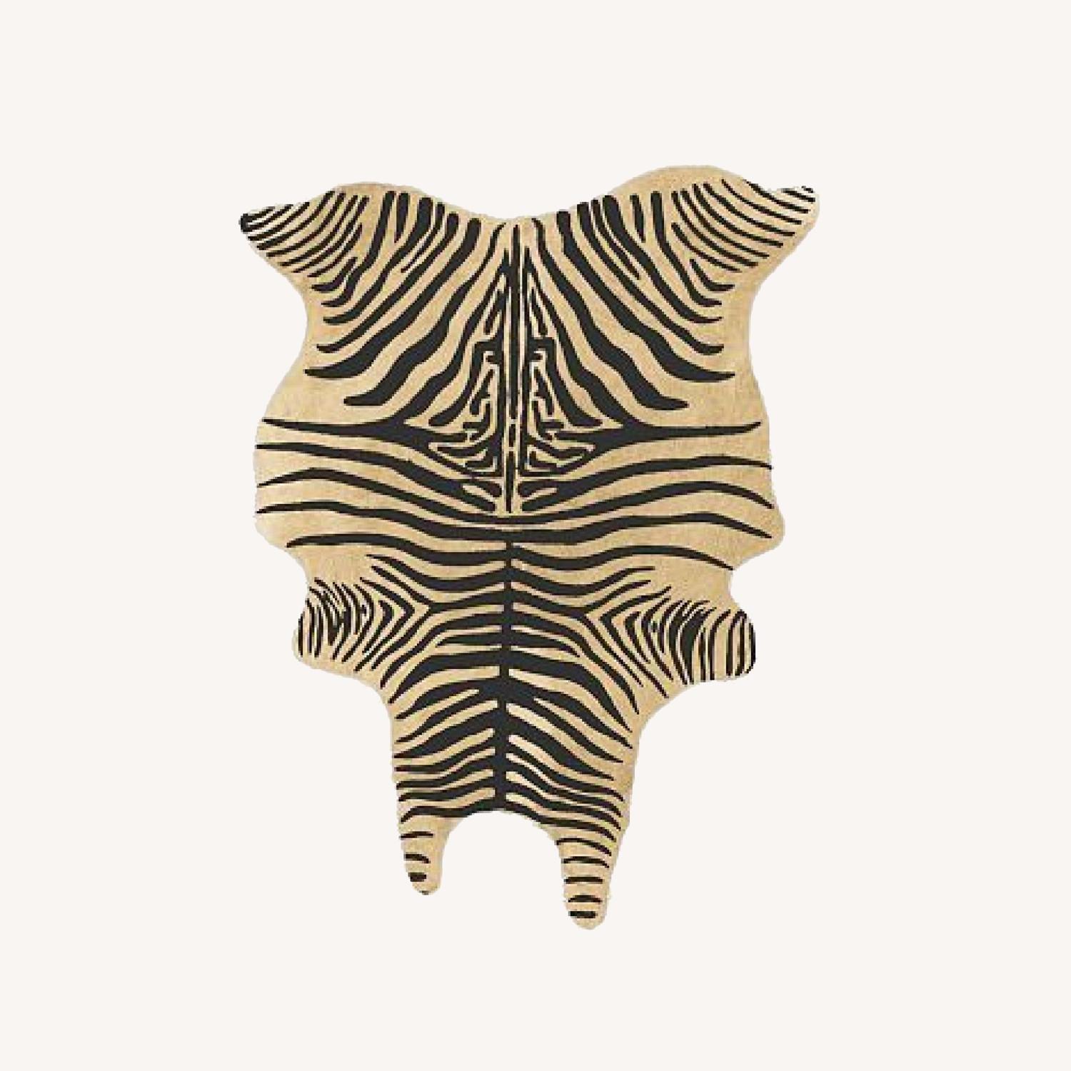 West Elm Zebra Hide Rug - image-0