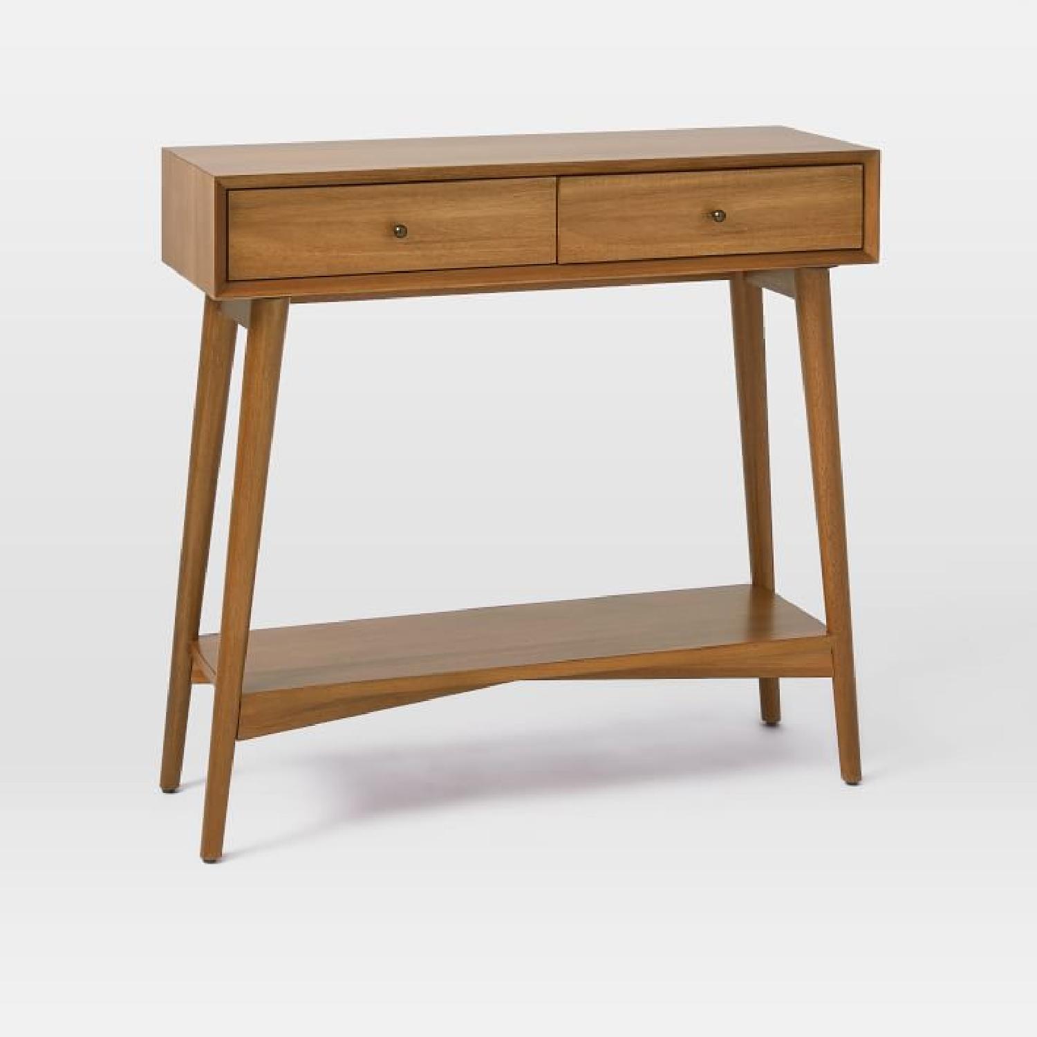 West Elm Mid-Century Console Table (Acorn) - image-6