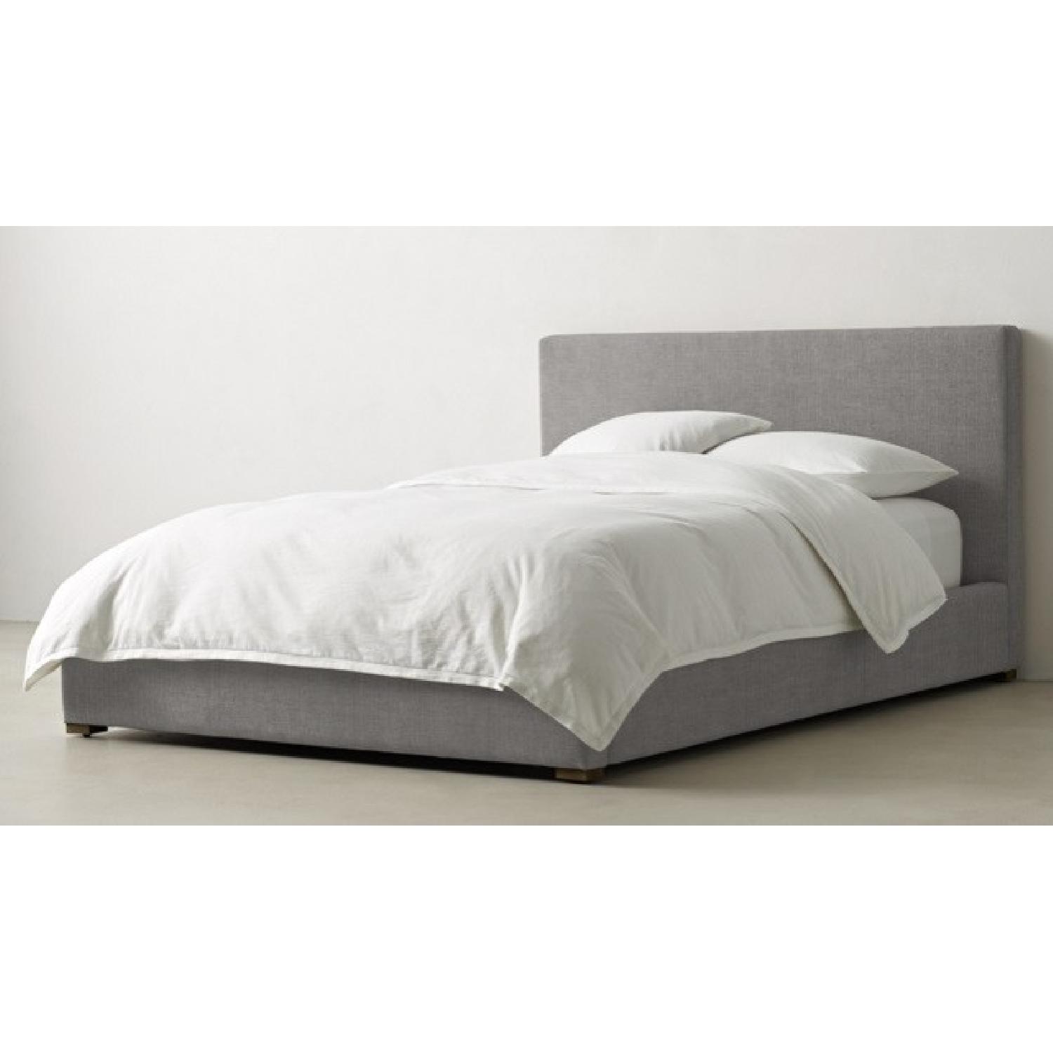 Restoration Hardware Upholstered Platform Bed AptDeco