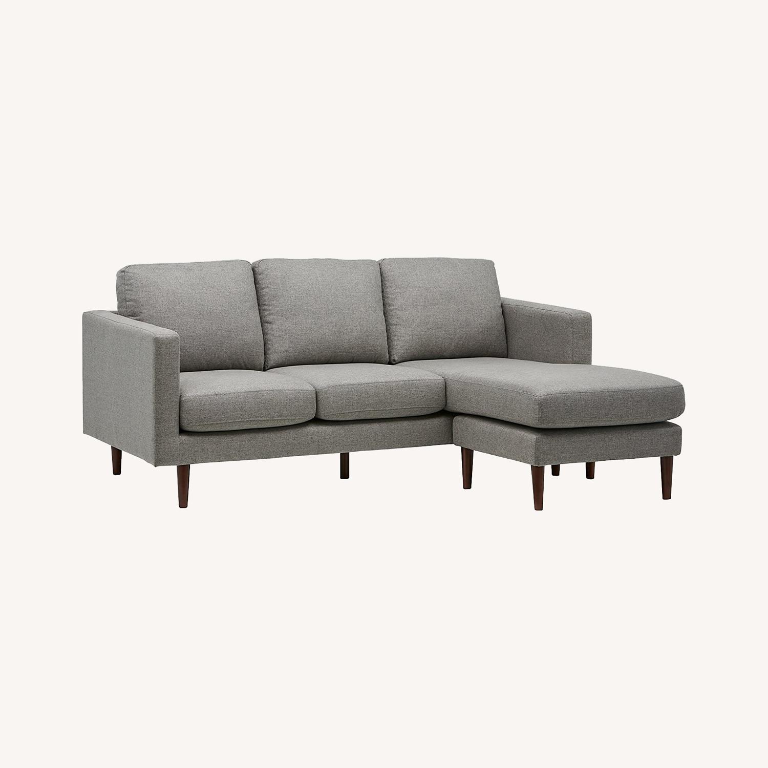 Rivet Revolve Modern Sofa with Reversible Chaise - image-0