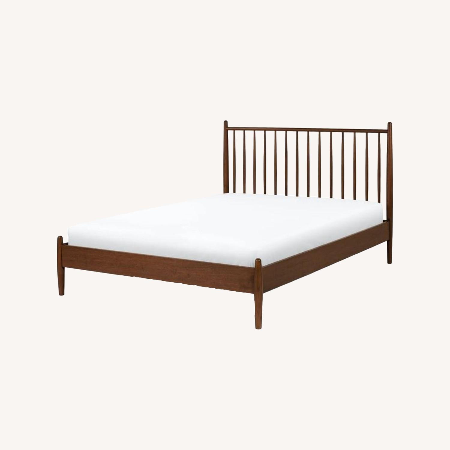 Article Lenia Walnut Queen Bed AptDeco