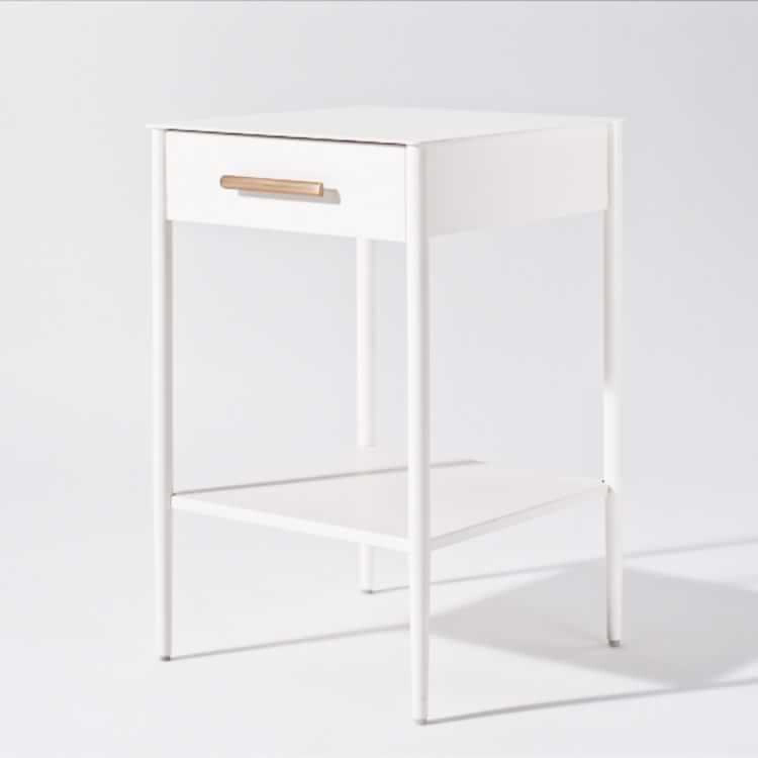 West Elm Metalwork Nightstand, Set of 2 - image-1
