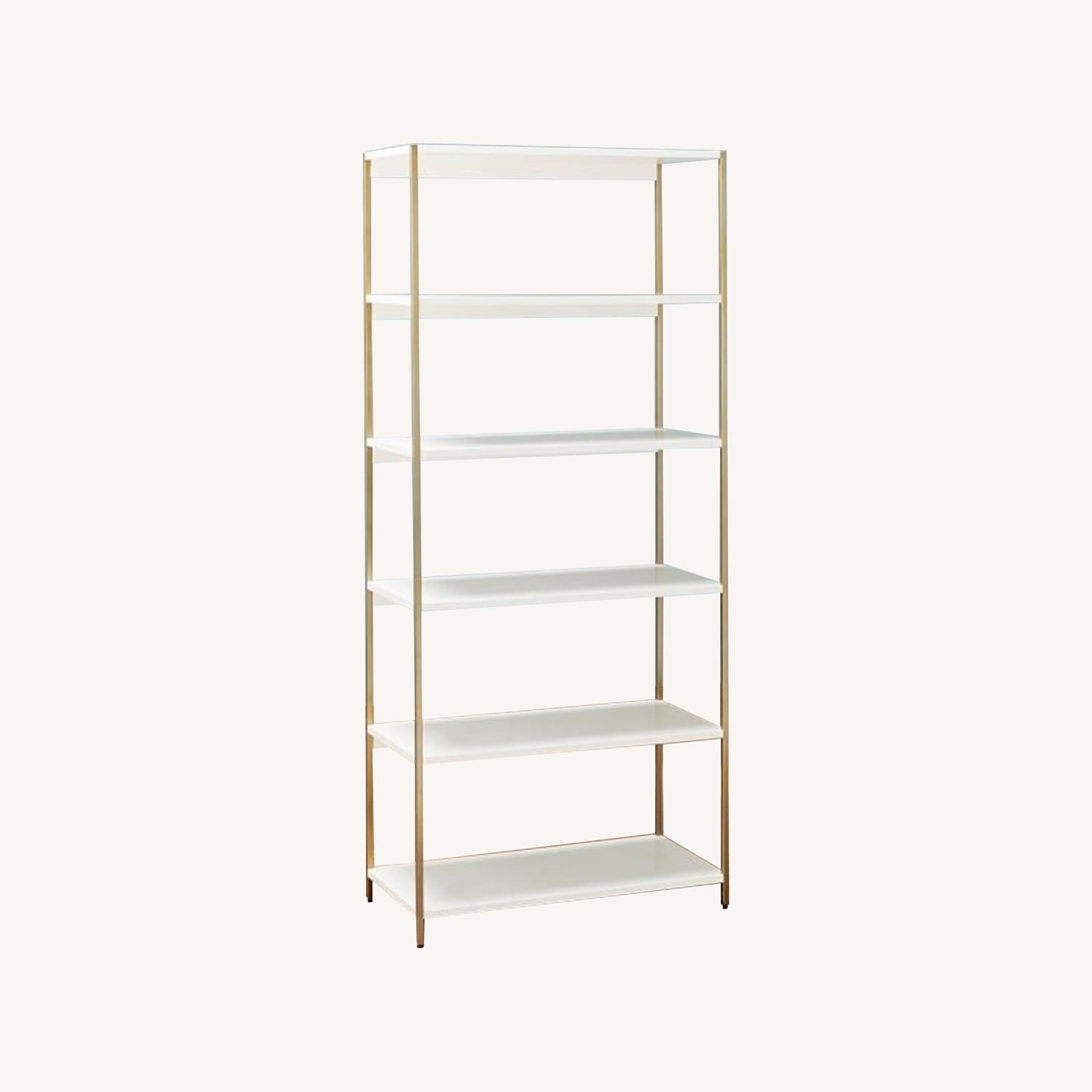 West Elm Zane Wide Bookshelf - image-0