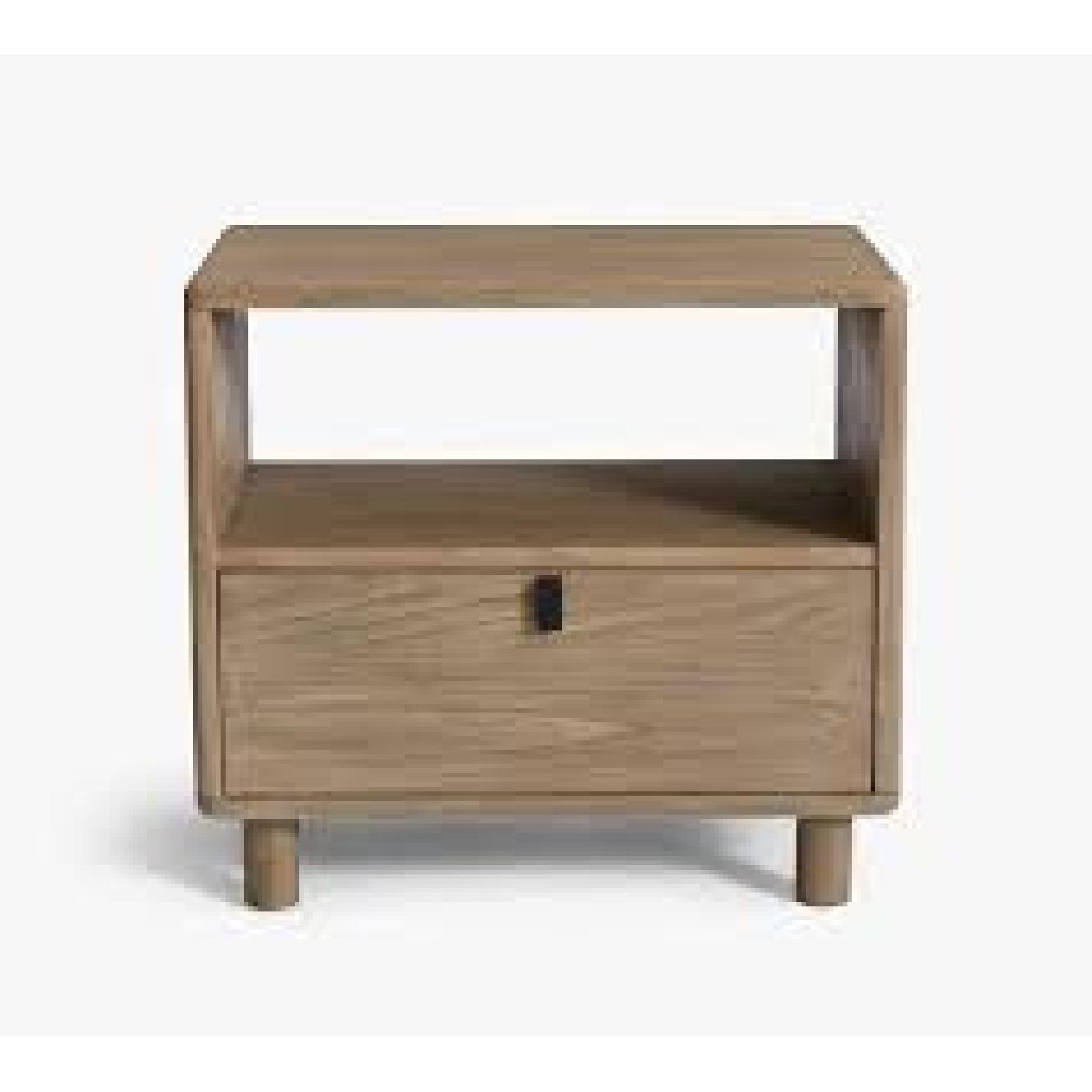 Pottery Barn Remington Grey Modern Nightstands - image-4