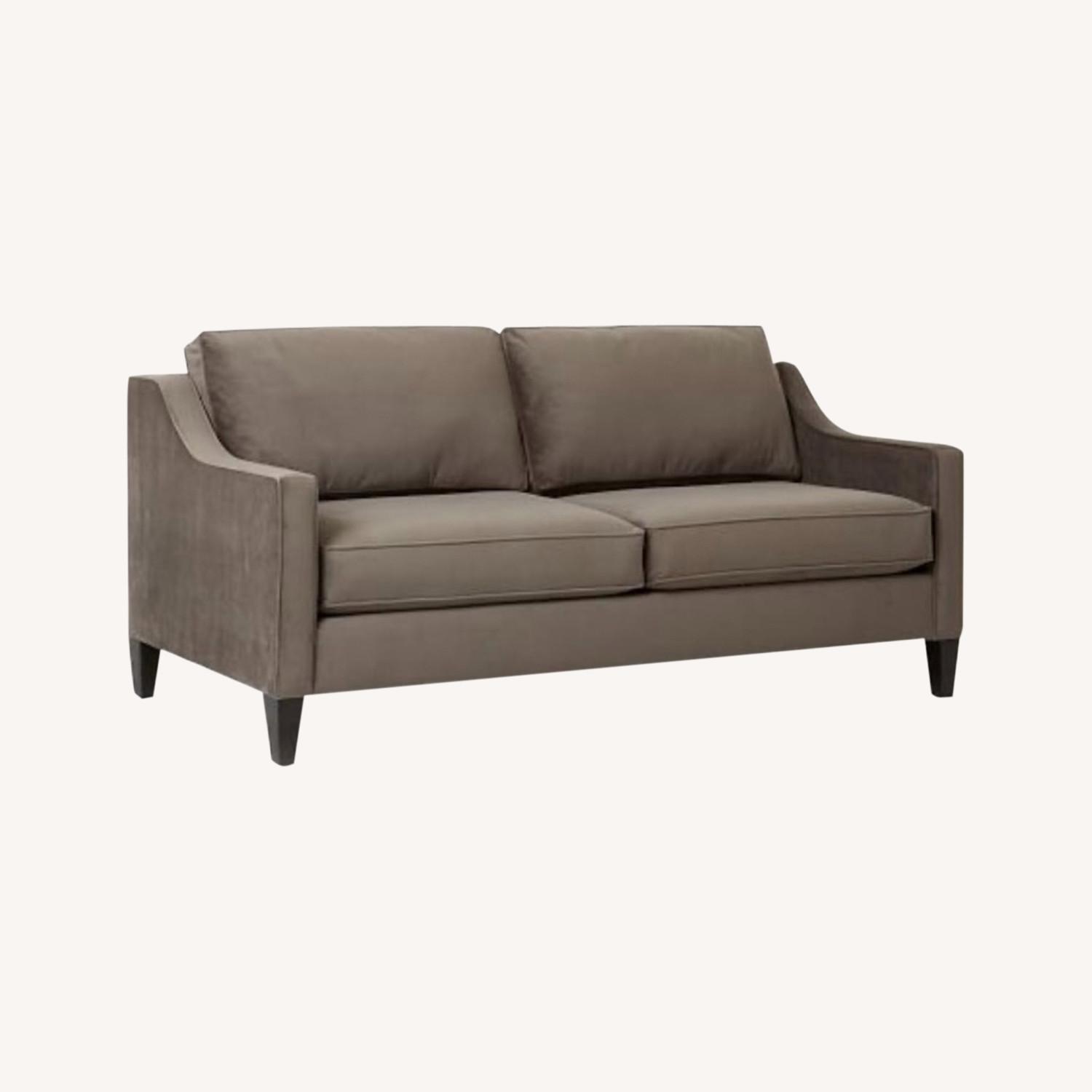 West Elm Performance Velvet Sofa - image-0