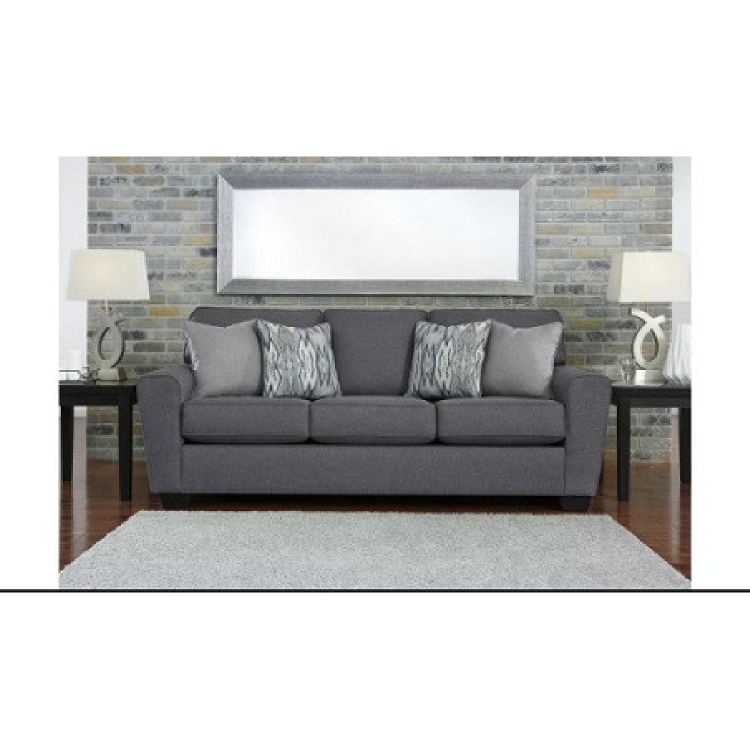 Ashley Furniture Calion Modern Charcoal Sofa - image-6