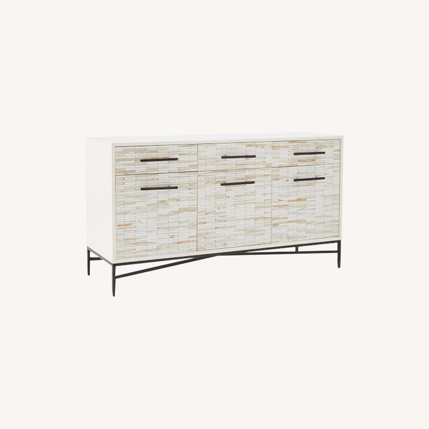West Elm wood Tiled 6drawer Dresser AptDeco