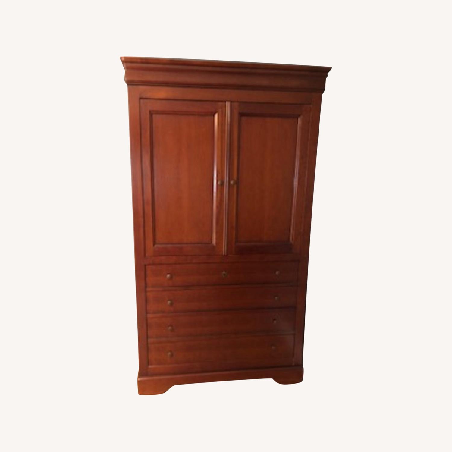 Grange Cherry Armoire - AptDeco