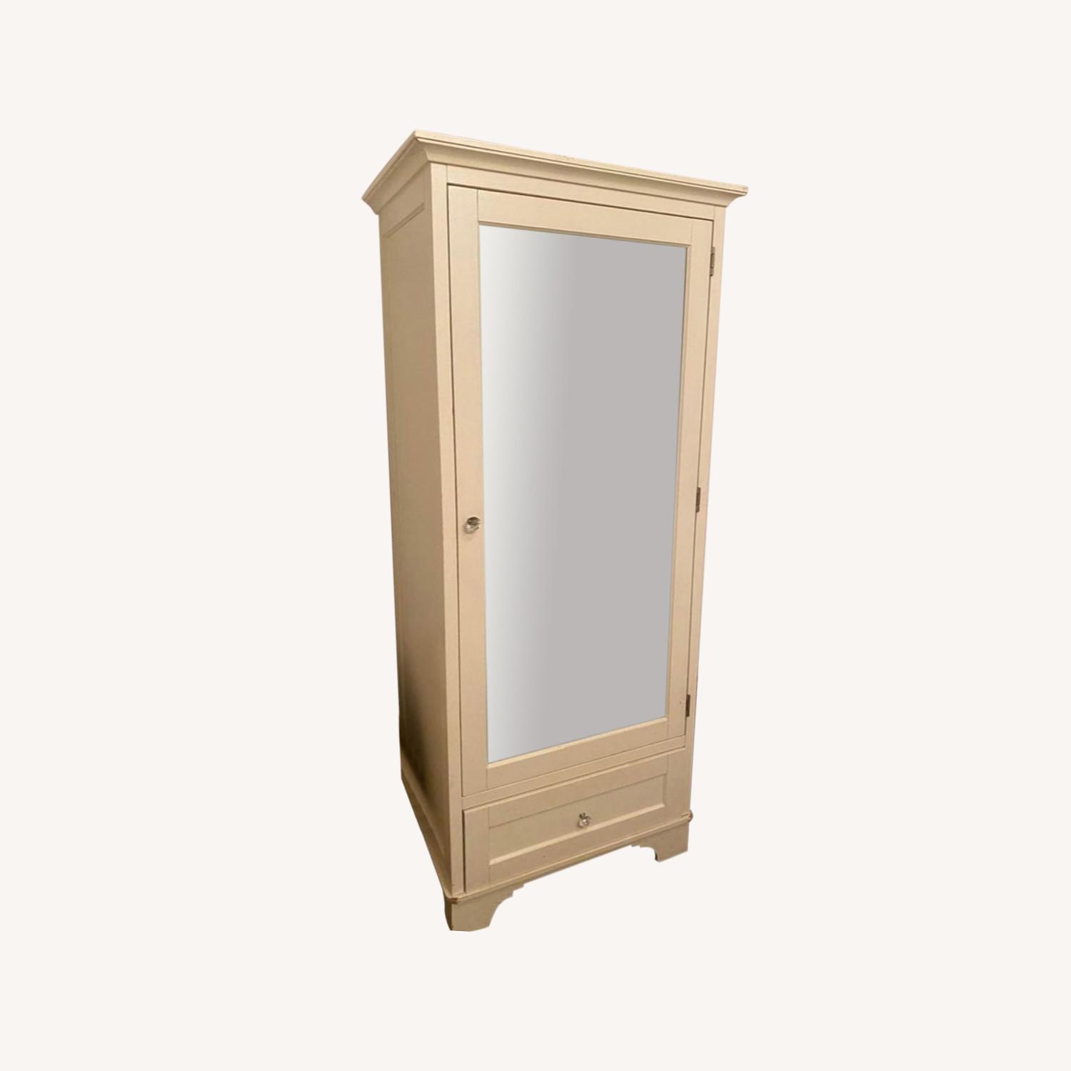 Pottery Barn Wardrobe Rack Shelves and 2 Drawers AptDeco