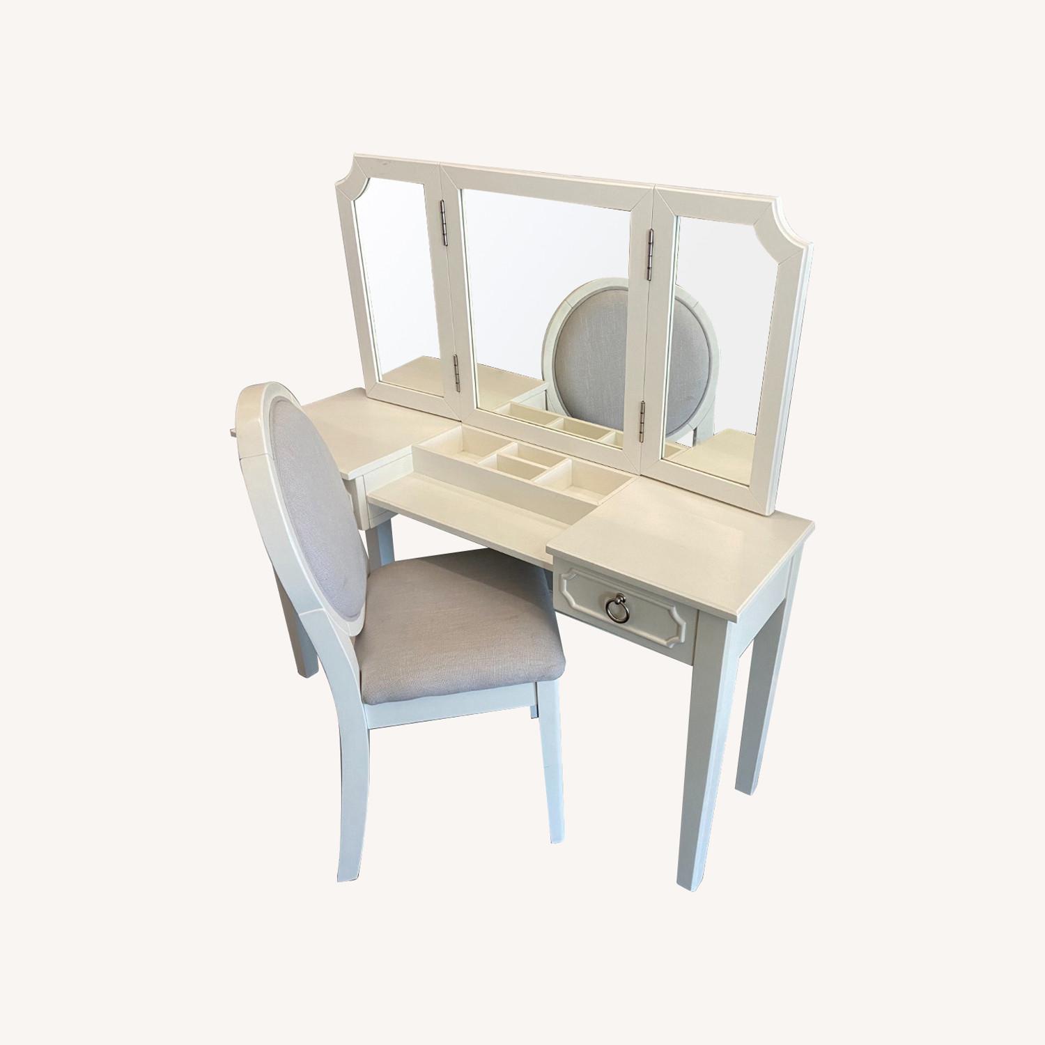 Pottery Barn Kids White Vanity - image-0