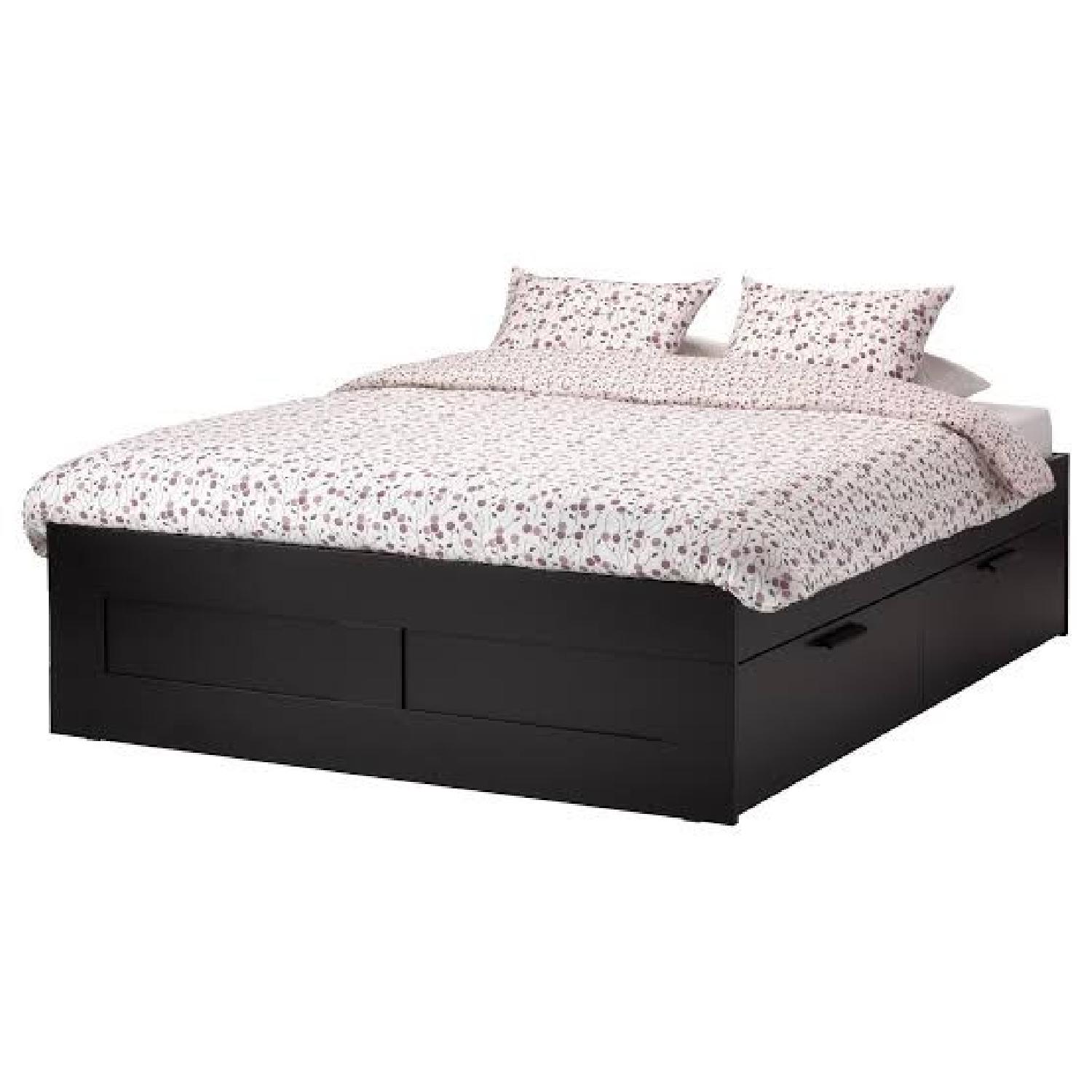 IKEA Full Size Bed with Storage - image-4