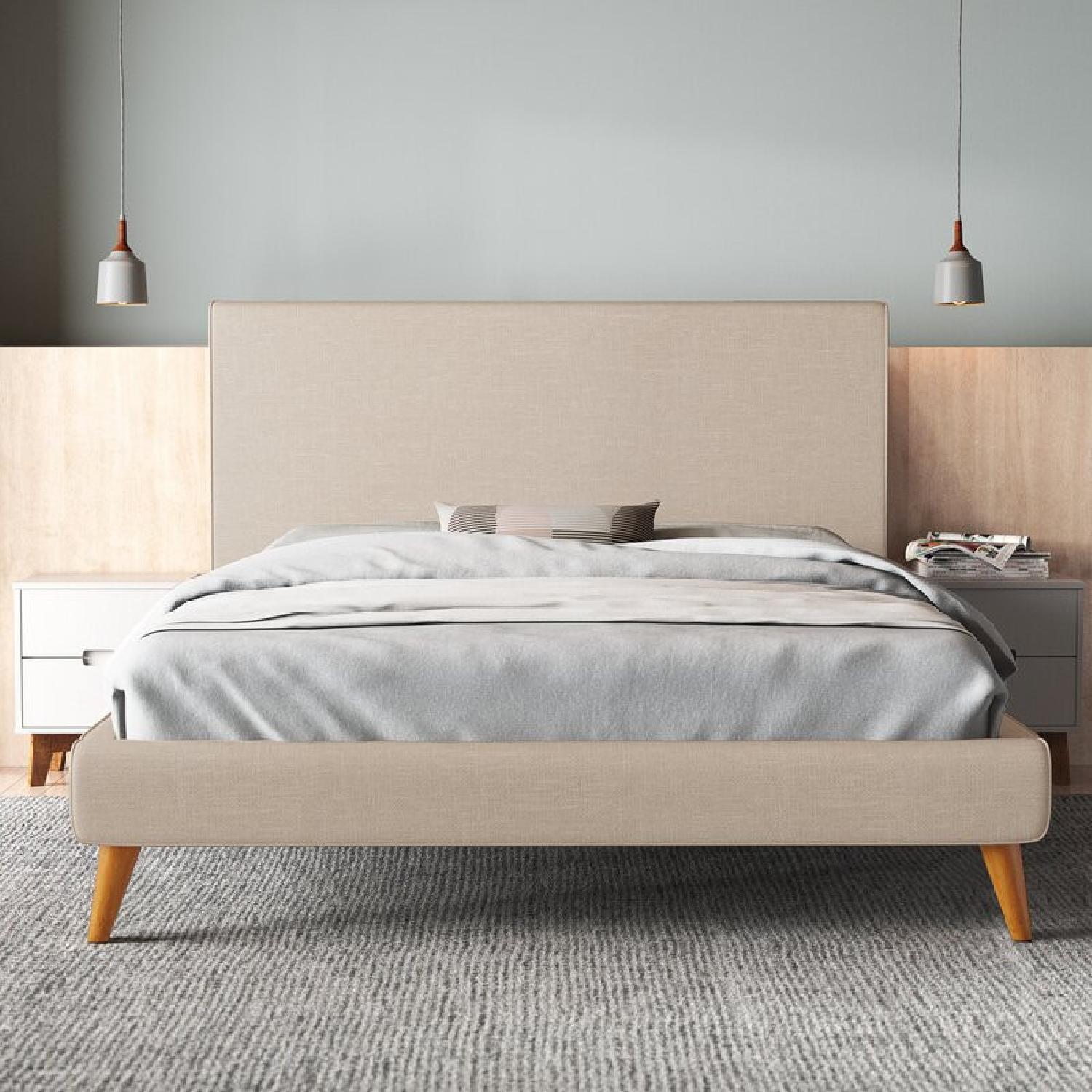 AllModern Tufted Upholstered Platform Bed - image-4