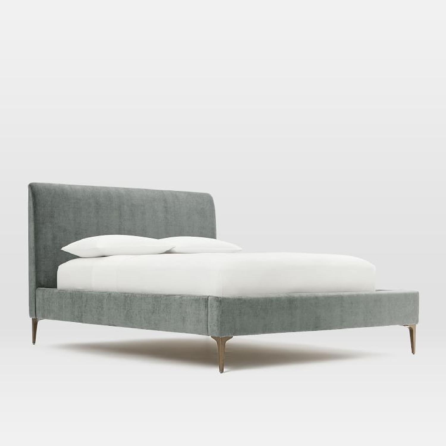 West Elm Andes Deco Upholstered Bed - image-6