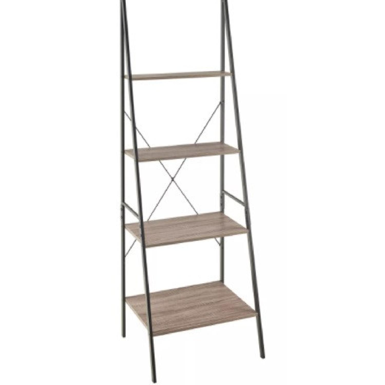 4-Tier Ladder Leaning Bookshelf - image-9