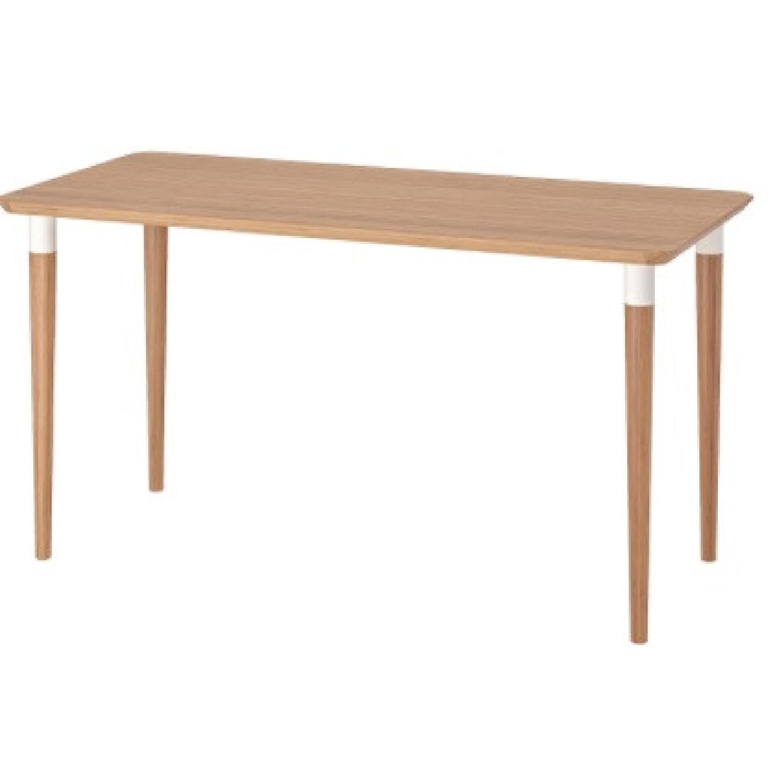 IKEA HILVER BAMBOO Tabletop + 4 Cone-shaped bamboo legs - image-6