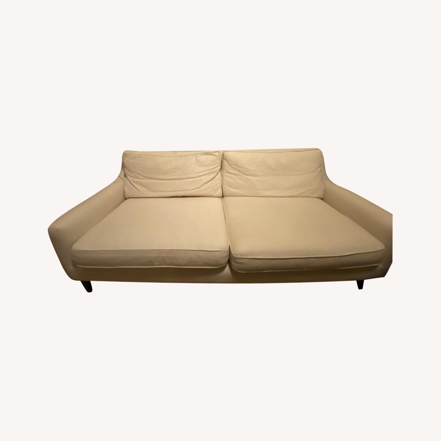 Sunpan Modern Home Off White Couch - image-0