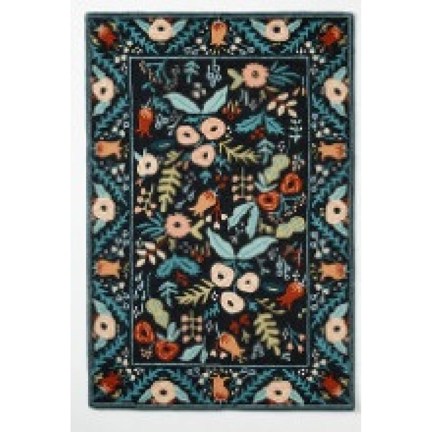 Anthropologie Rifle Paper Co. 5x7 Rug - AptDeco