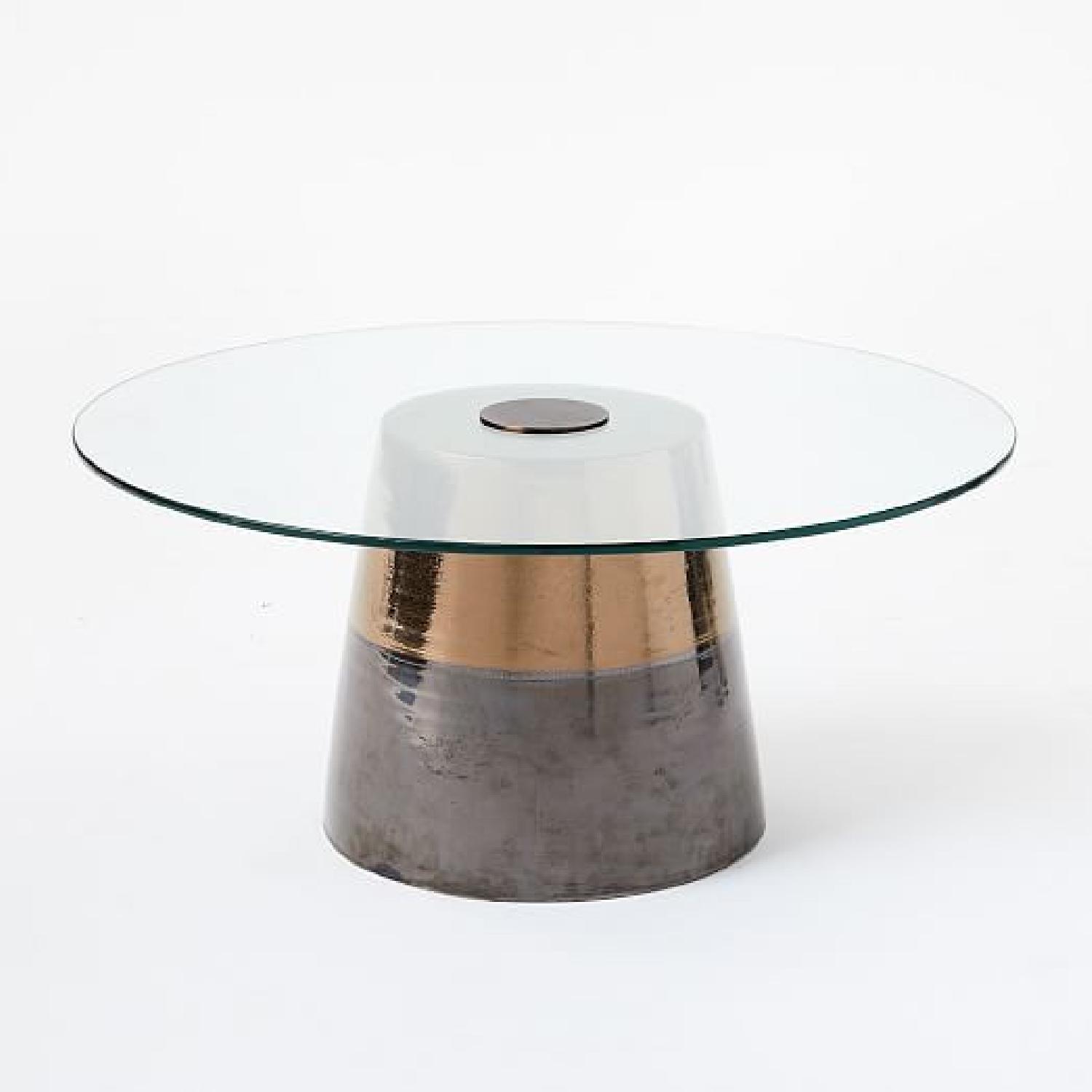 West Elm Color Wash Coffee Table - image-0