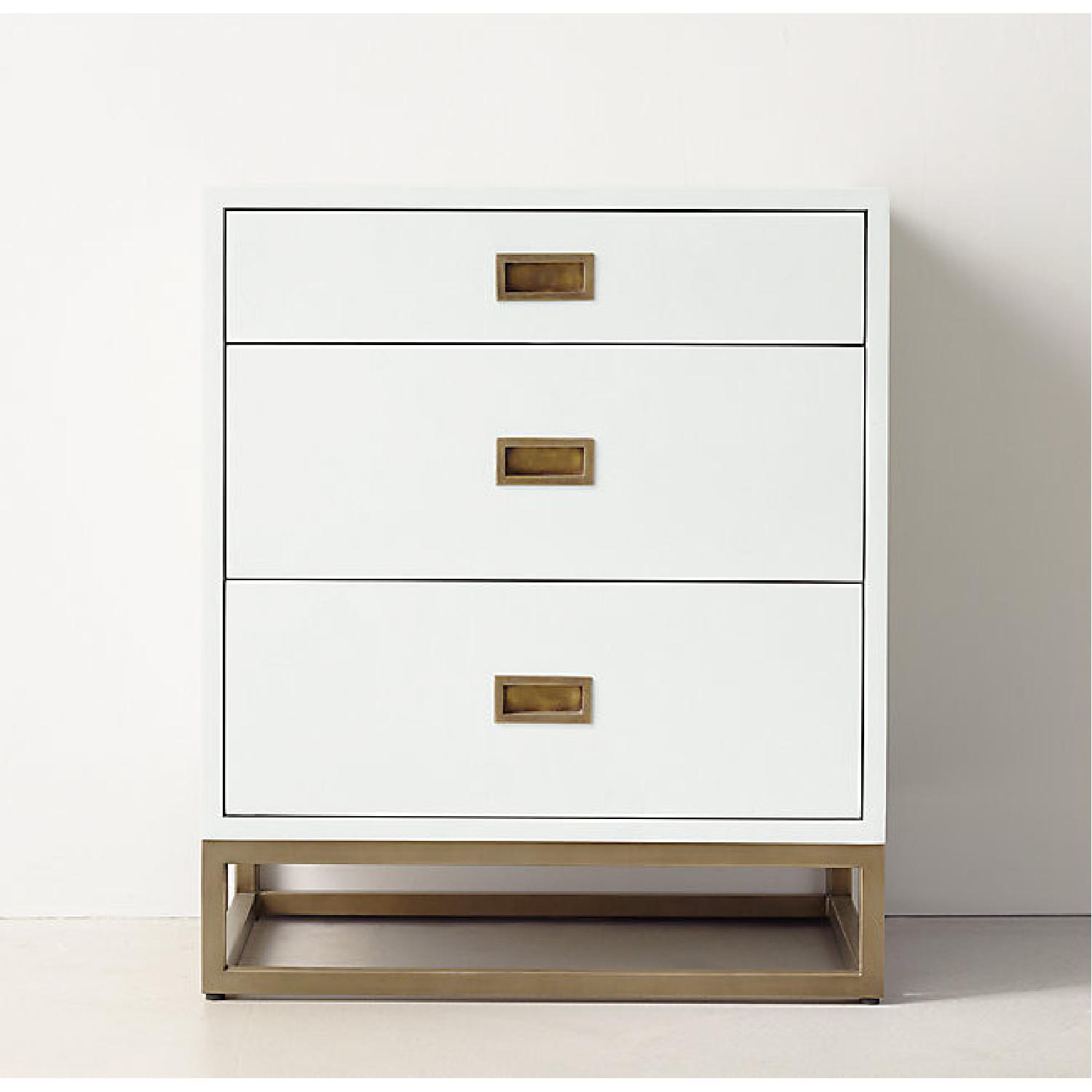 Restoration Hardware Avalon White nightstand (set of 2) AptDeco