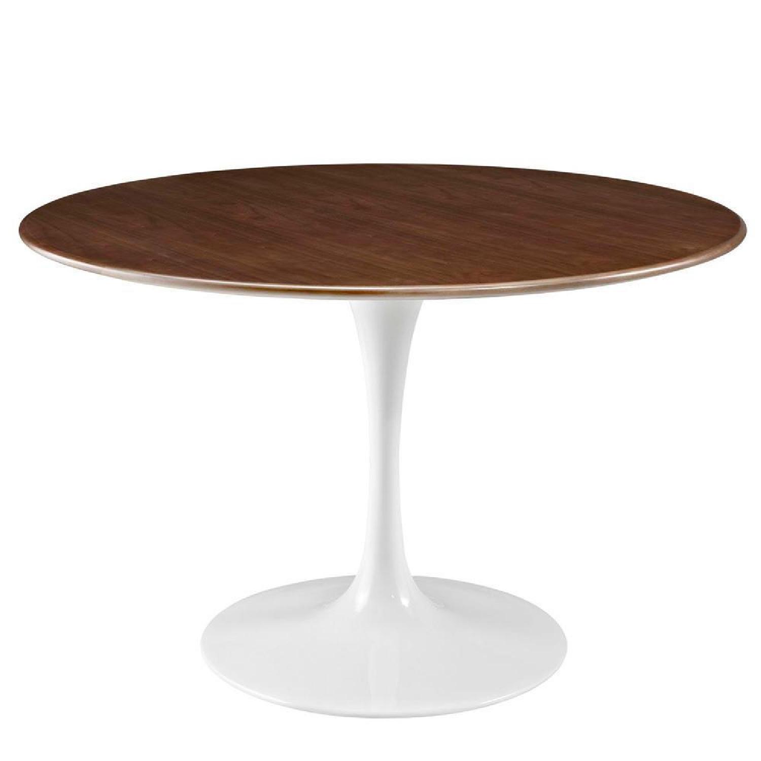 Modway Lippa Round Walnut Dining Table - image-6