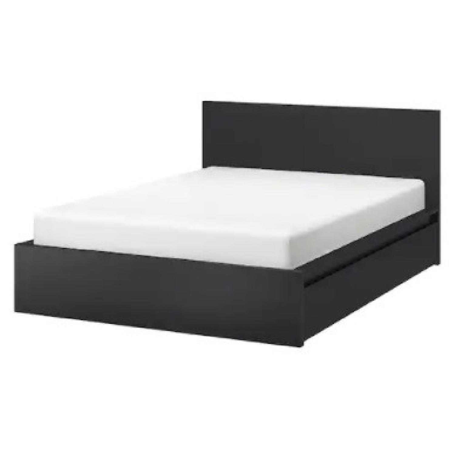 IKEA Bed with 4 Storage Drawers Full Bed AptDeco