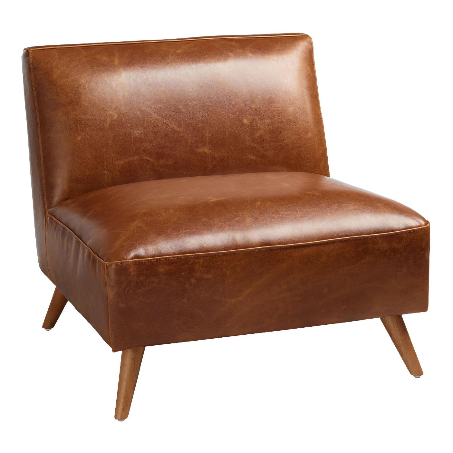 World Market Mid Century Armless Huxley Chair - image-5