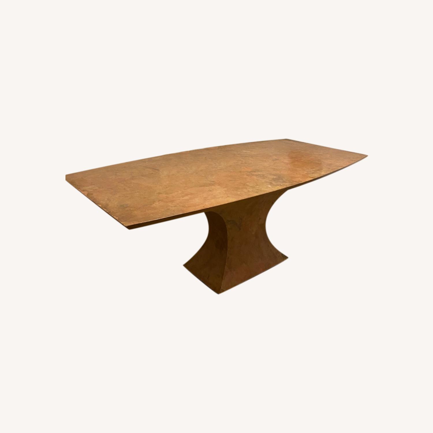 Postmodern Pedestal Dining Table - image-0
