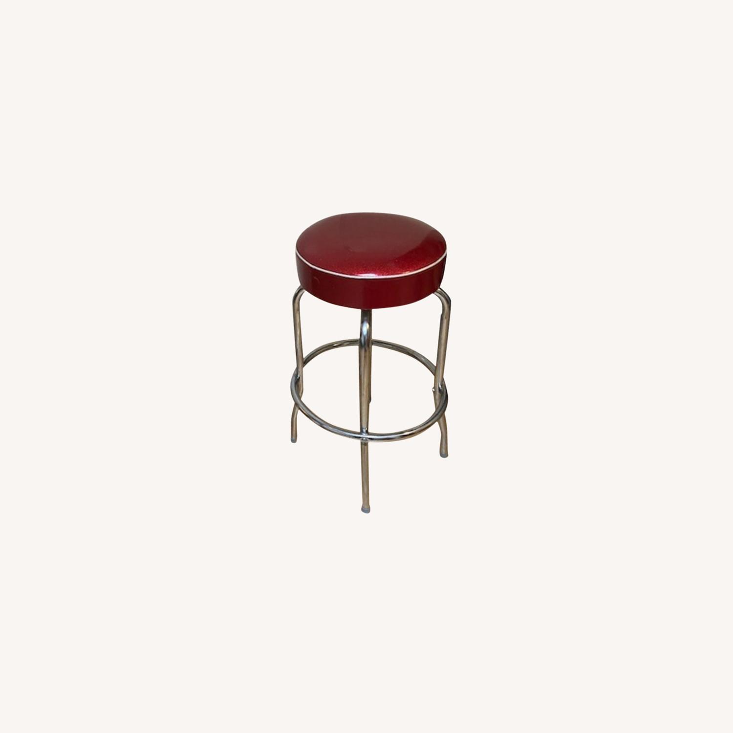 Richardson Seating Corp Retro Red Barstools - image-0