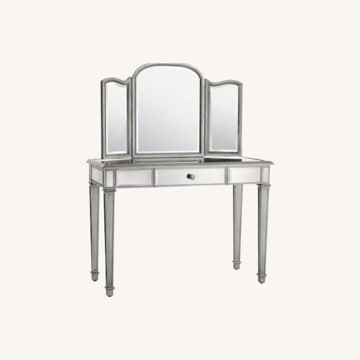 Pier 1 Hayworth 3 Piece Mirror Makeup Vanity AptDeco