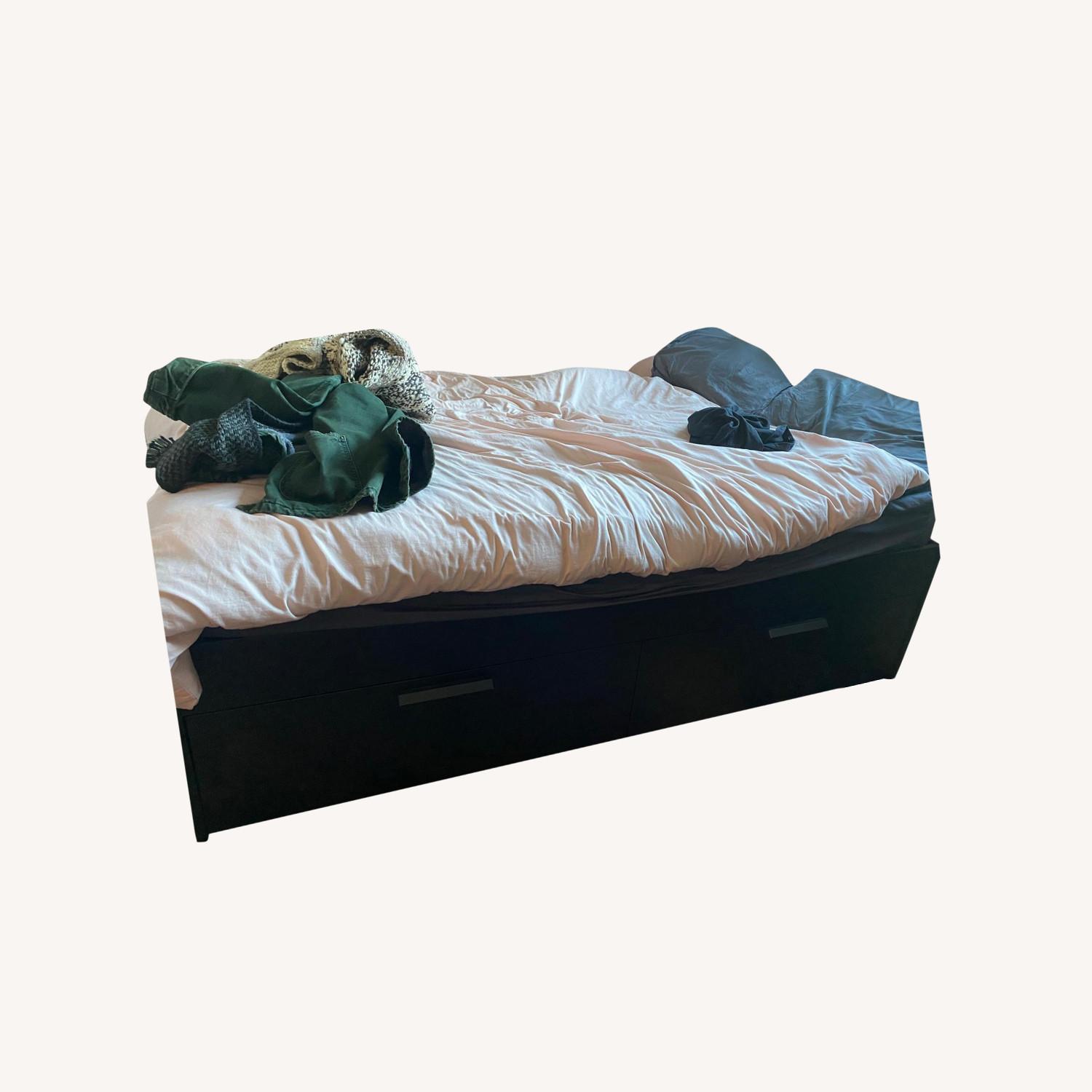 IKEA Bedframe with Underbed Storage - image-0