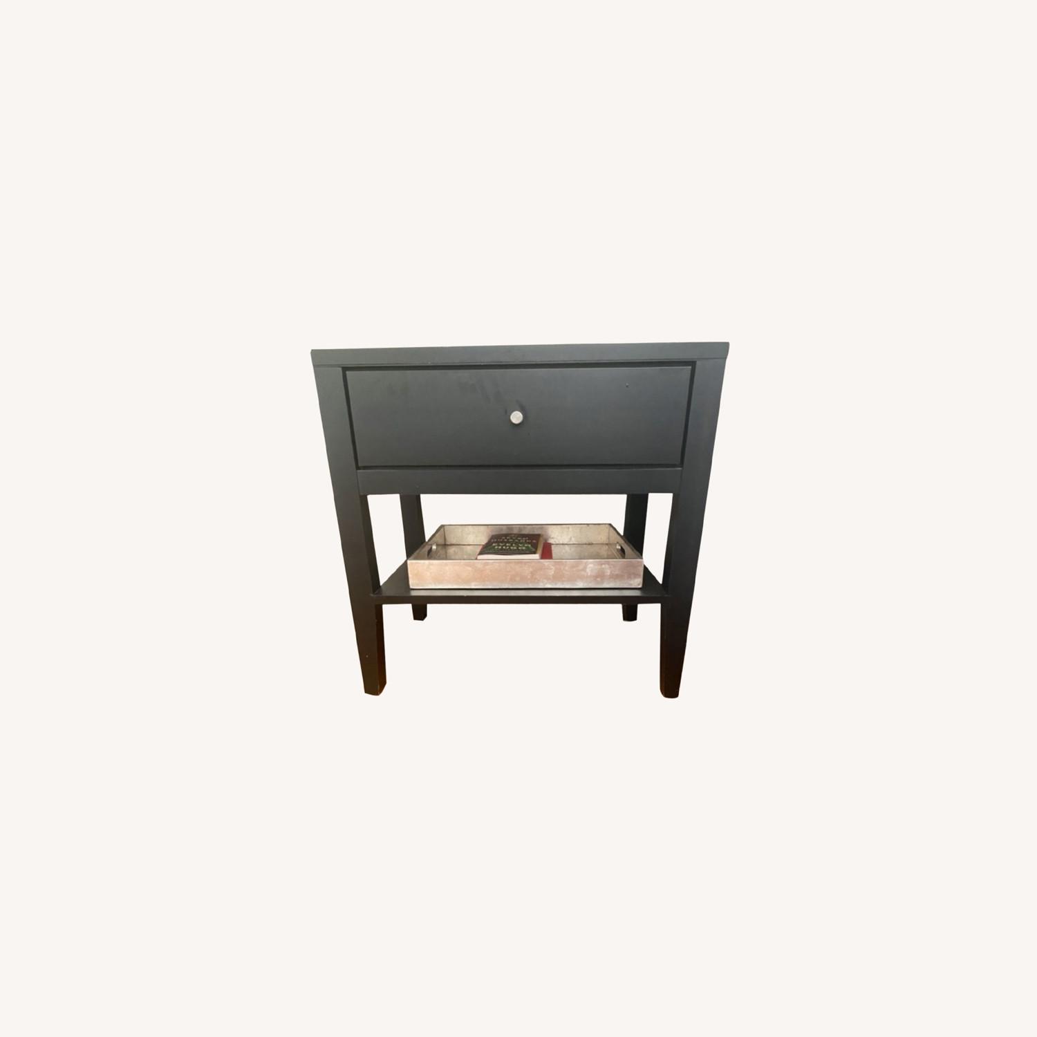 Room & Board Black Single Nightstand AptDeco