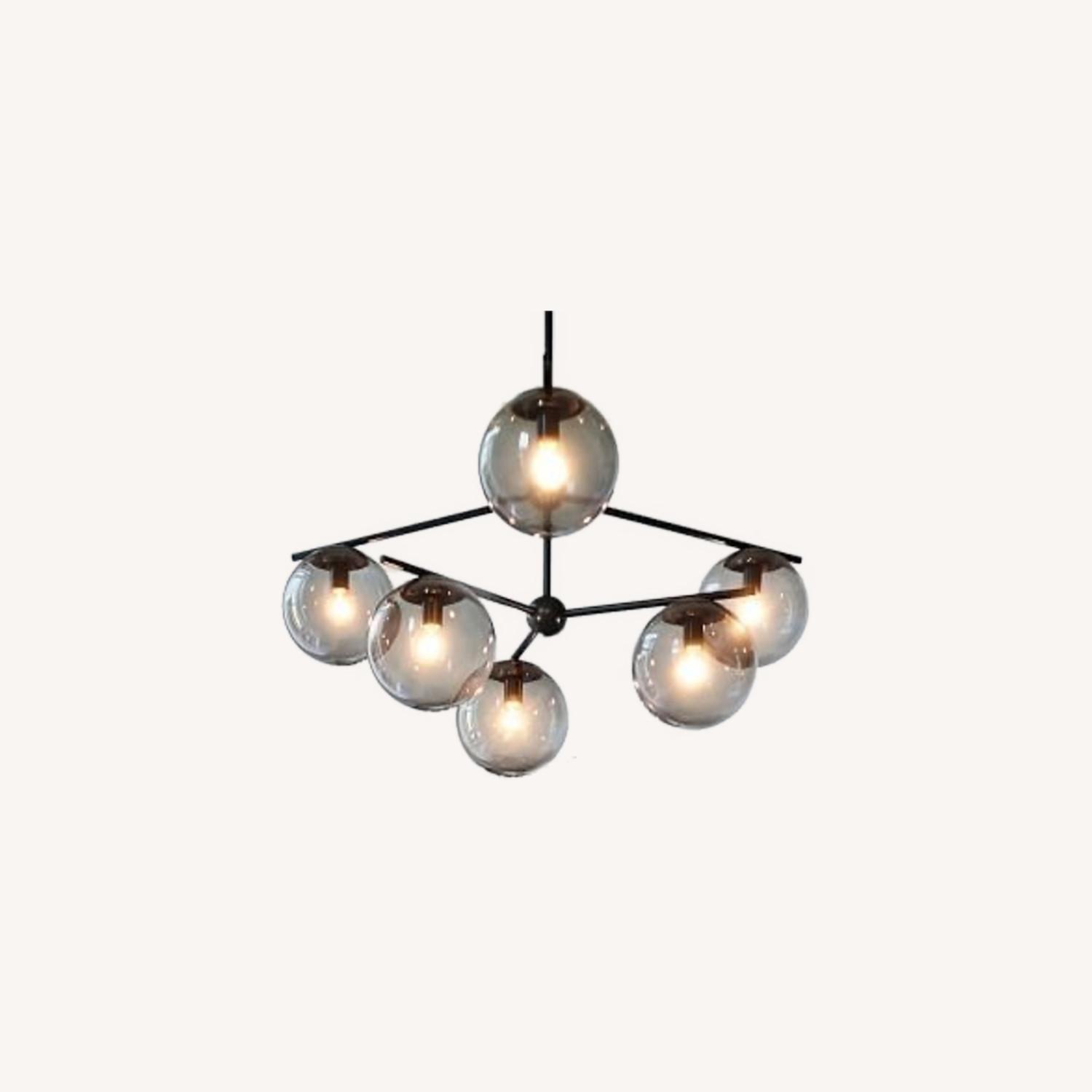 West Elm Globe Chandelier (Adjustable Height) AptDeco