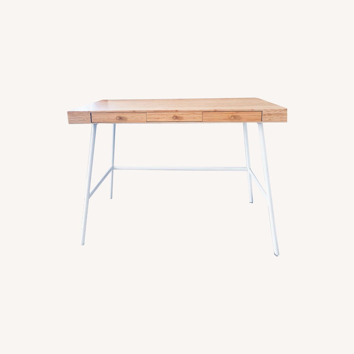 IKEA Bamboo Desk AptDeco