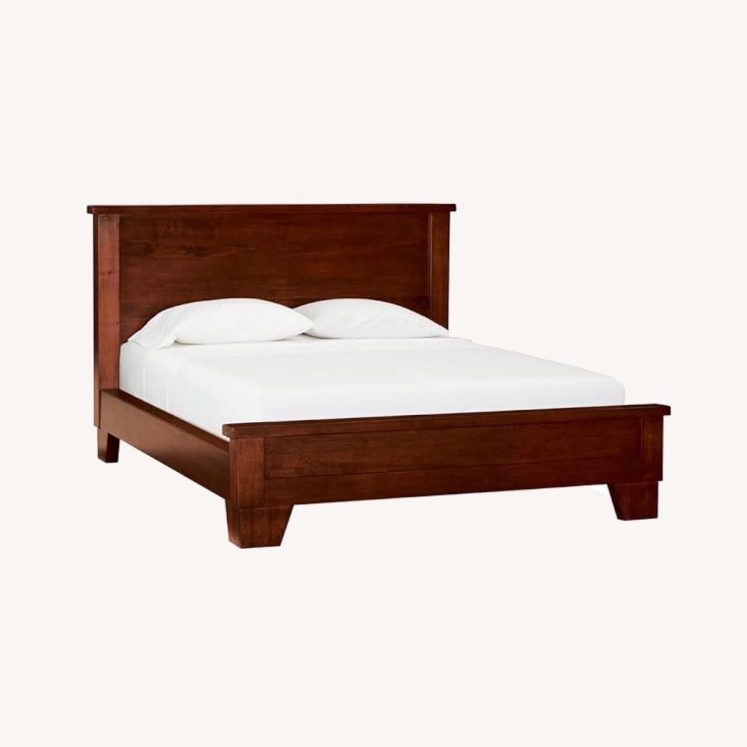Pottery Barn Sumatra Bed - Queen - Mahogany - image-0