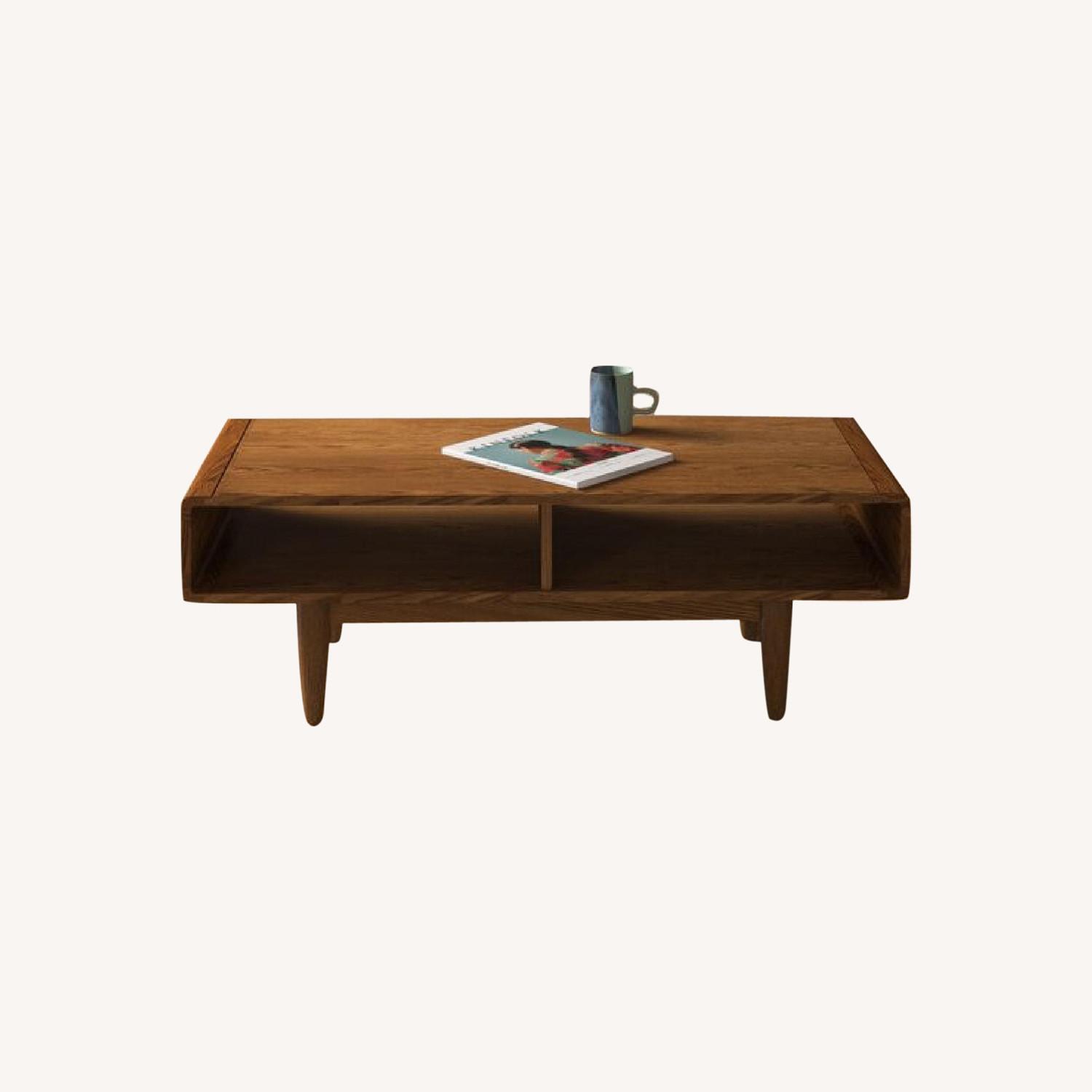 AllModern Midcentury Modern Walnut Coffee Table 48" AptDeco