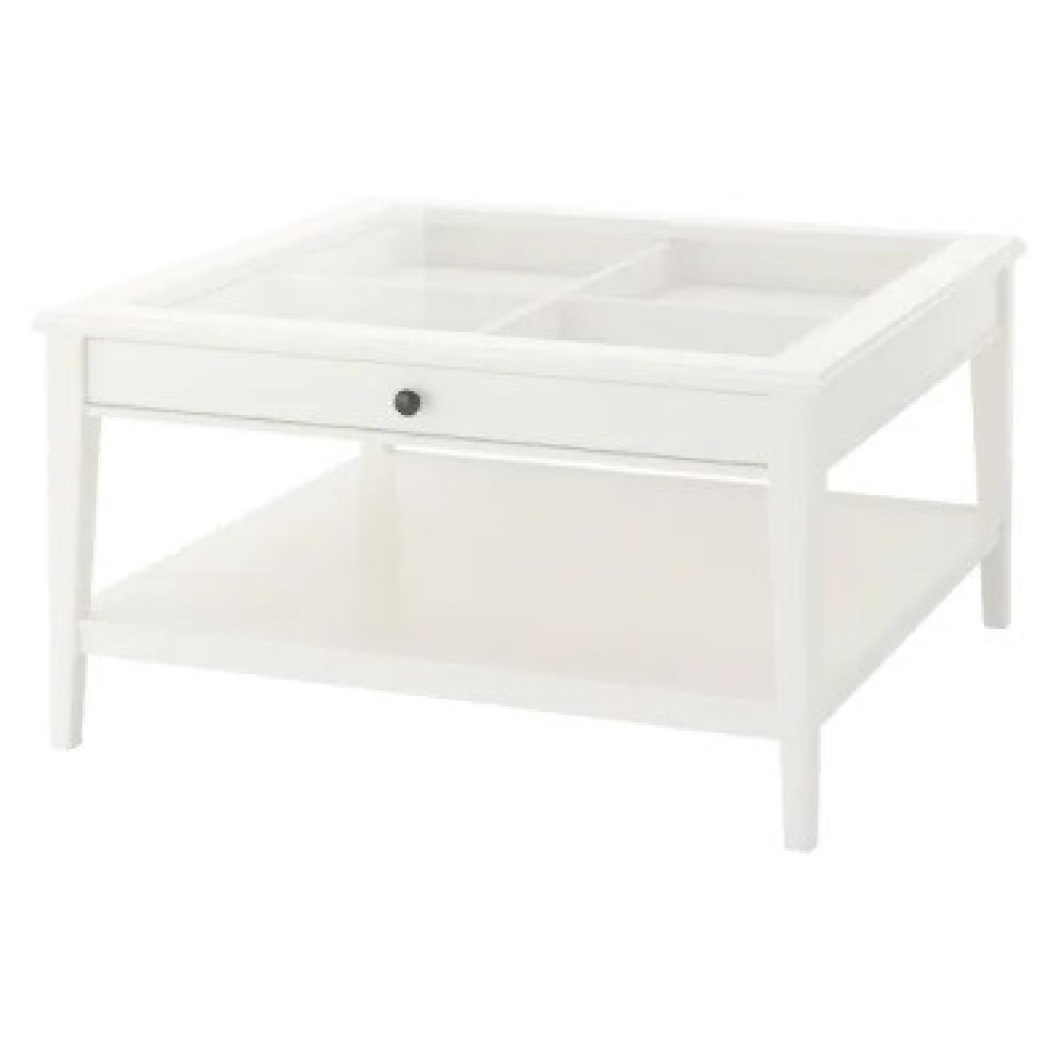 IKEA Liatorp Shadowbox Coffee Table White AptDeco